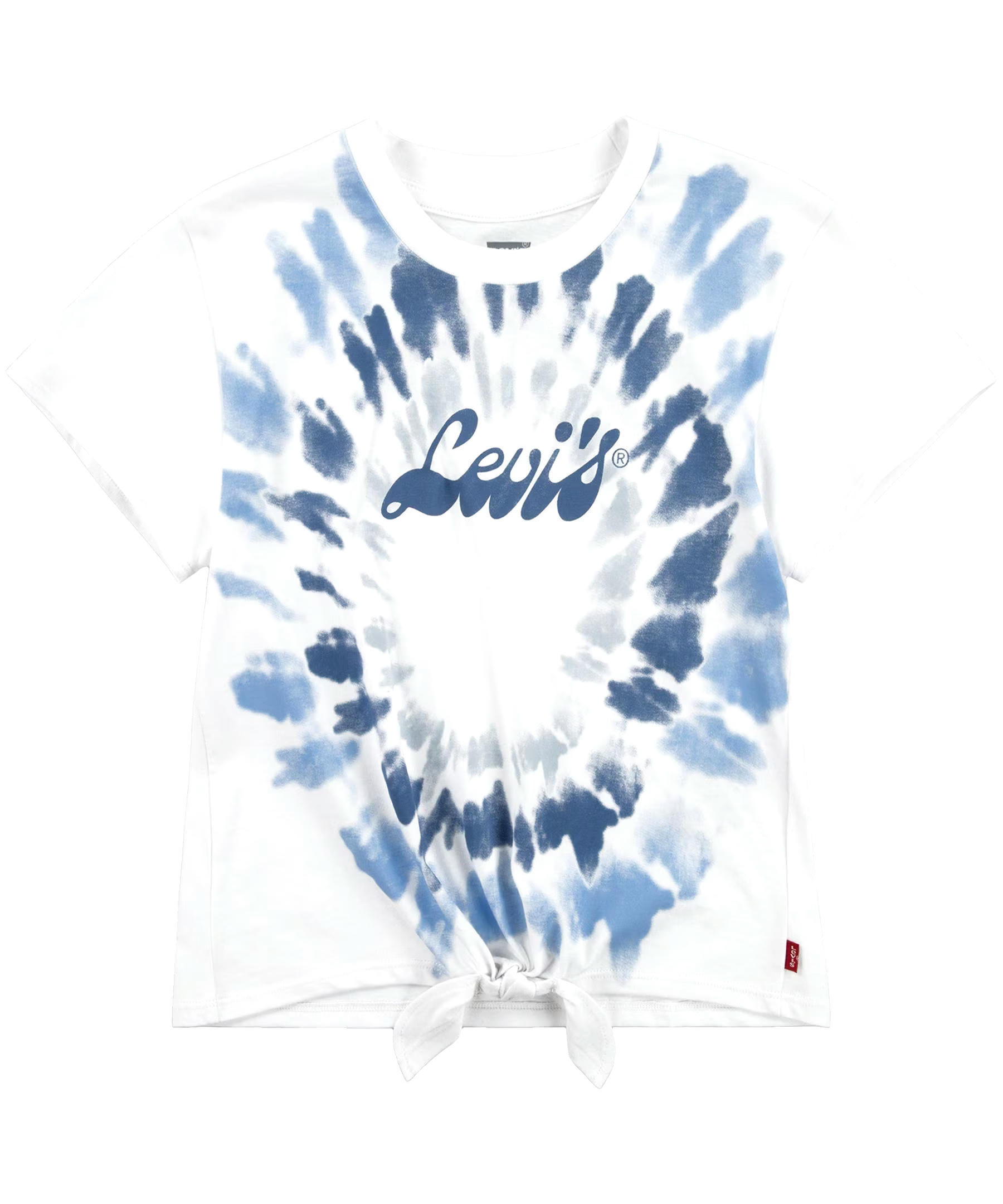 Levi's Girls' 7-16 Years Graphic Tie Front Short Sleeve T Shirt