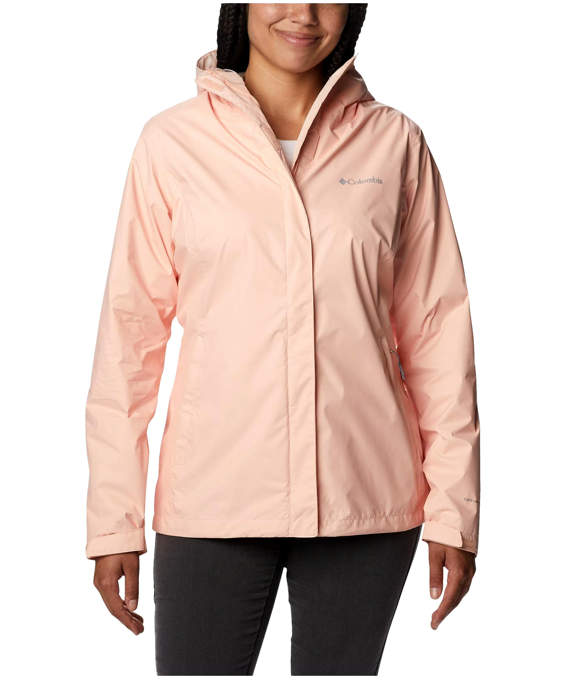 Columbia Women's Arcadia II Hooded Rain Jacket, Waterproof, Breathable, Packable, Shell