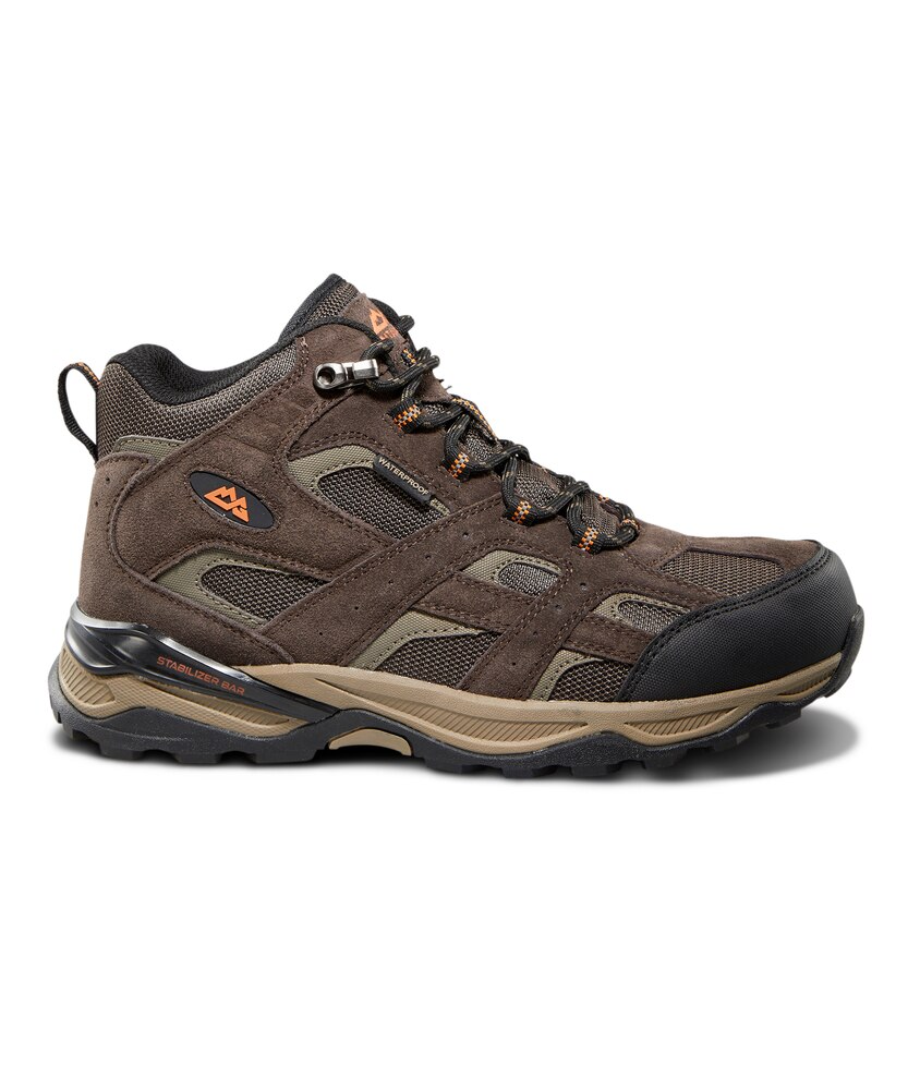 Mountain Gear Men's Ascent Waterproof Hiking Boots - Brown
