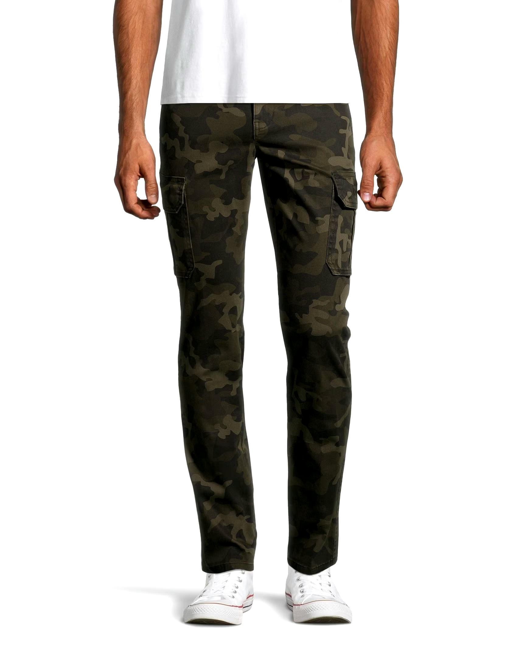 Denver Hayes Men's Stretch Slim Cargo Pants
