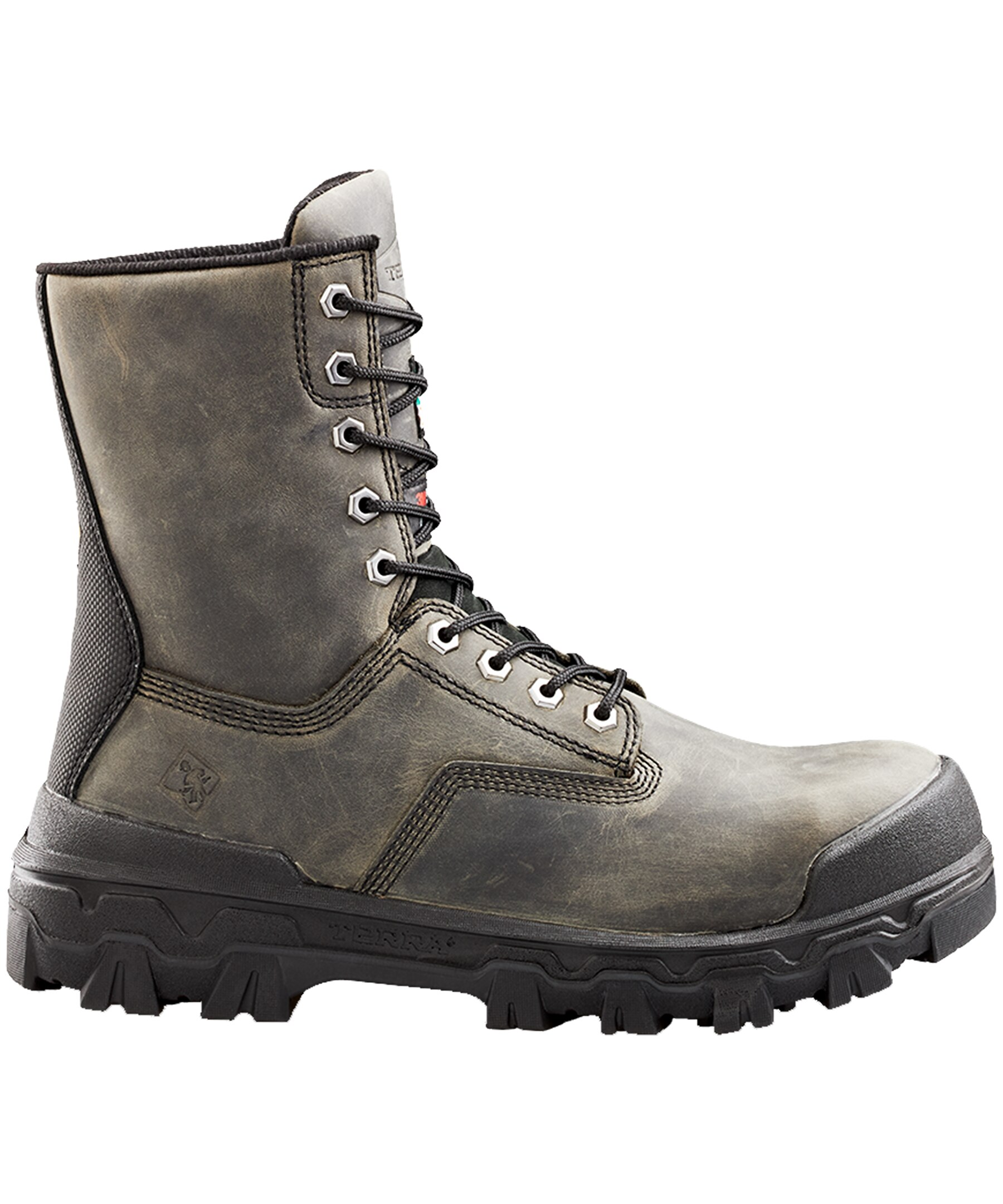 Terra Men's 6 Inch Conway Composite Toe Composite Plate Waterproof Work Boots