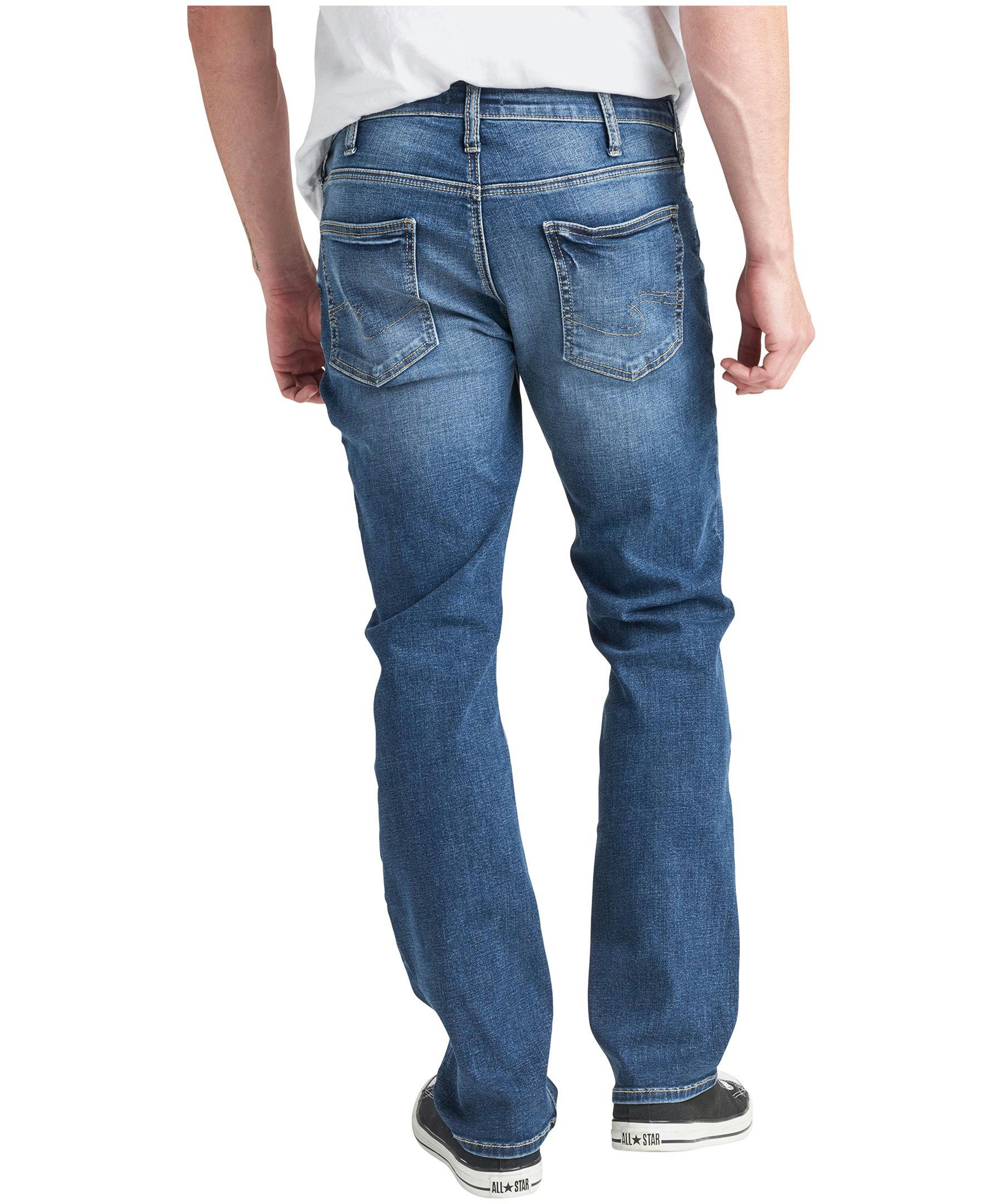 Silver Men's Allan Straight Leg Classic Fit Jeans