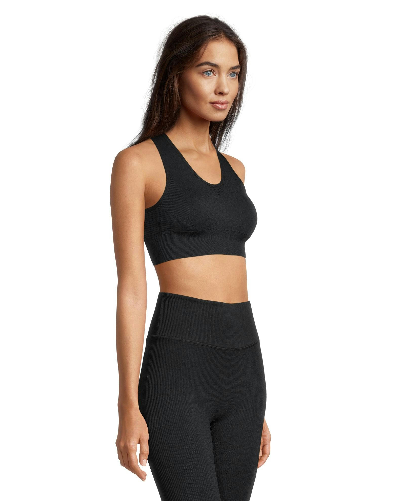 Shambhala Women's Live-In Confidence Seamless Ribbed Comfort Bra