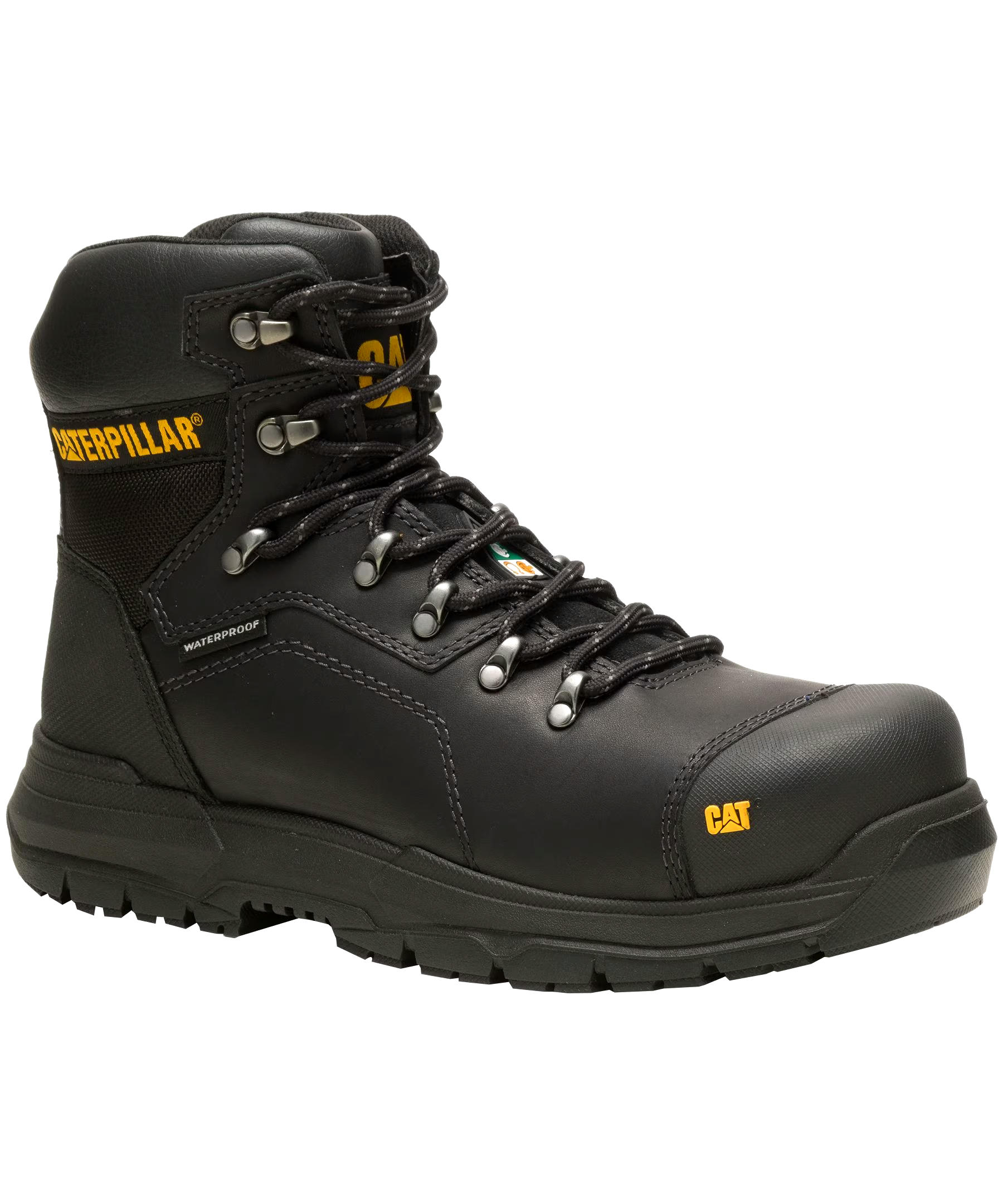 CAT Men's Diagnostic 6 Inch Composite Toe Composite Plate Waterproof Work Boot