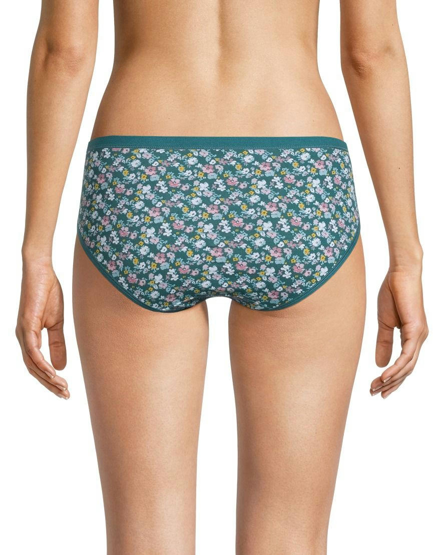 Denver Hayes Women's 2 Pack Perfect Fit Cotton Stretch Hi Cut Panty