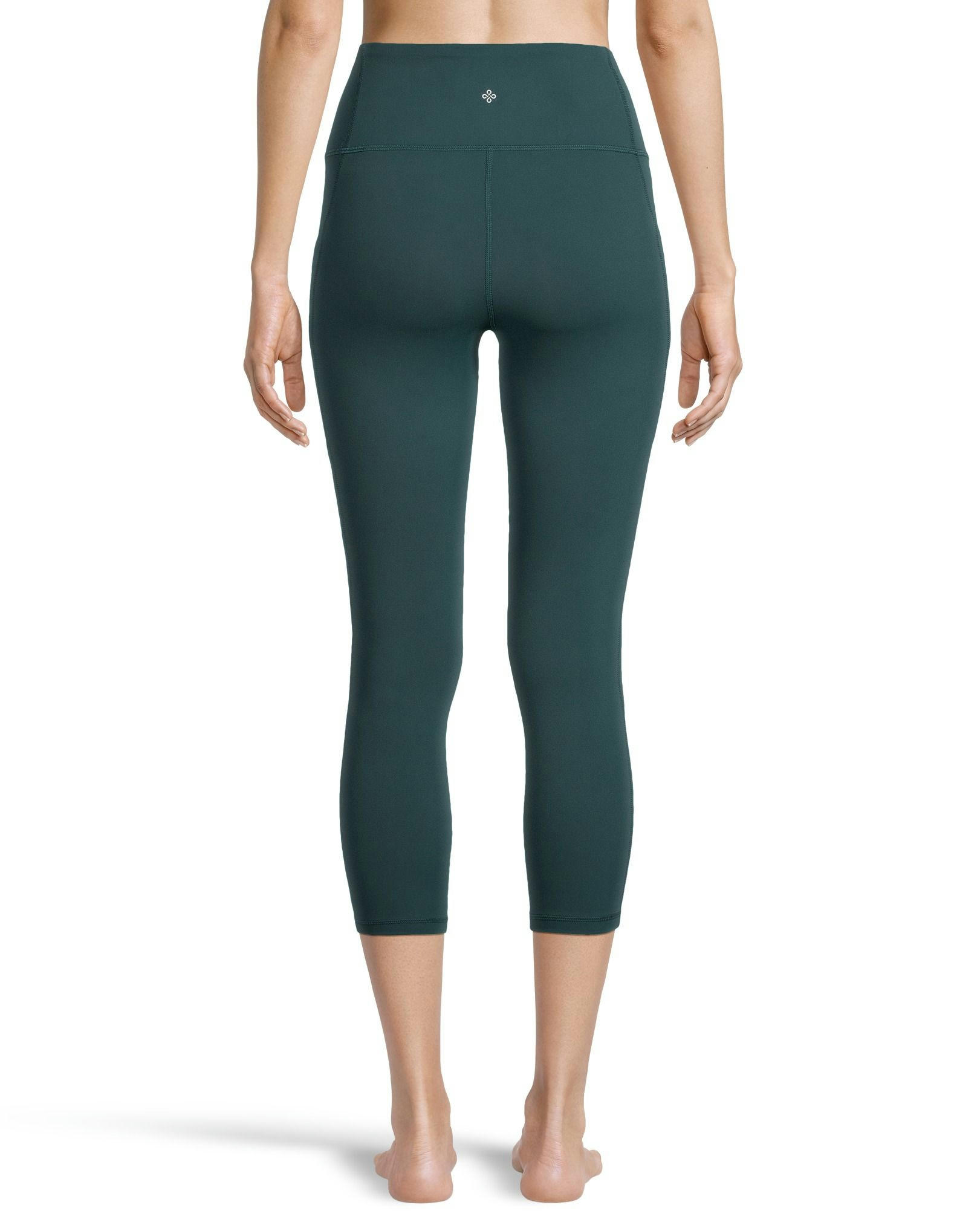 Shambhala Women's Comfort High Rise Crop Legging with Pocket