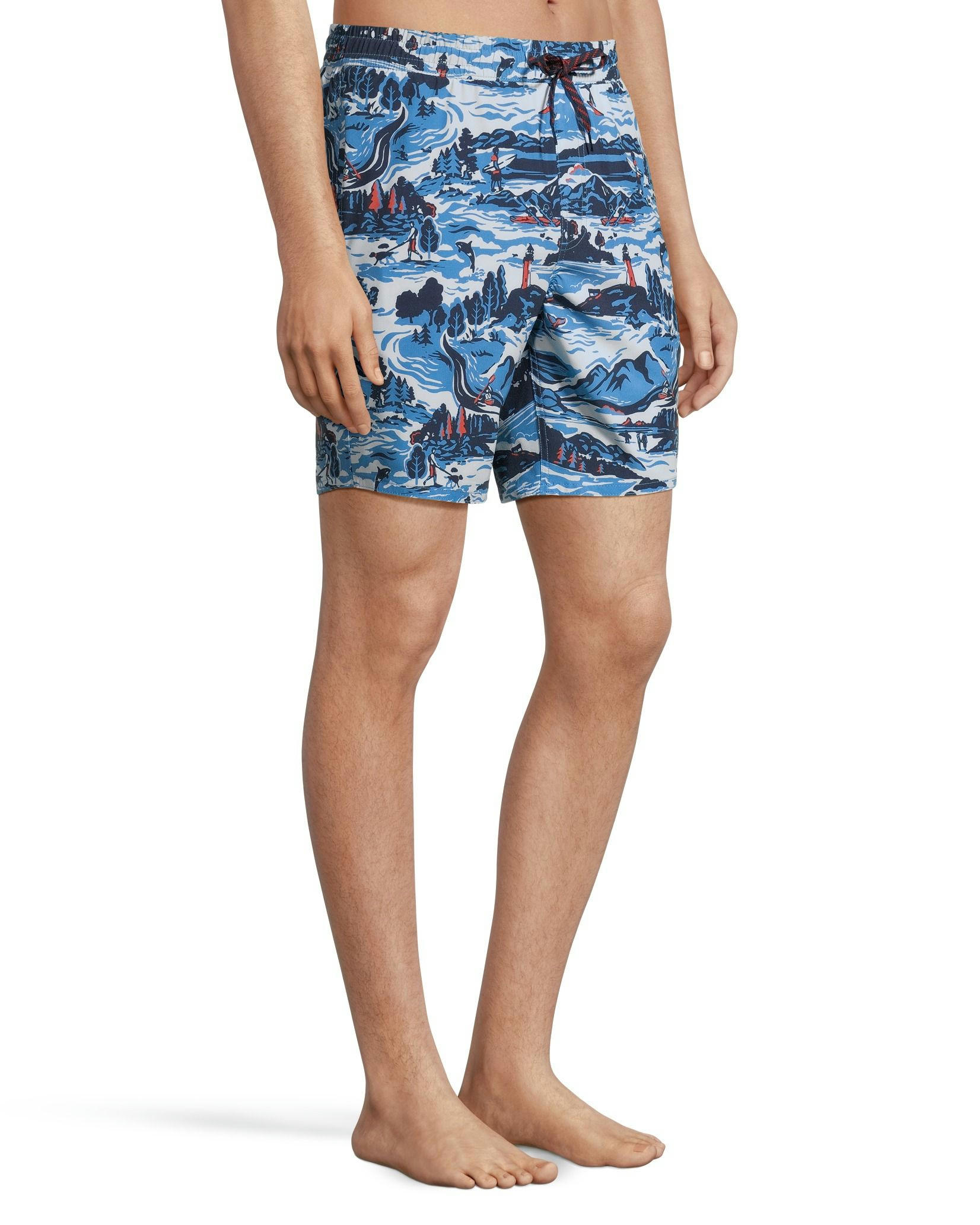 FarWest Men's Volley Swim Trunks