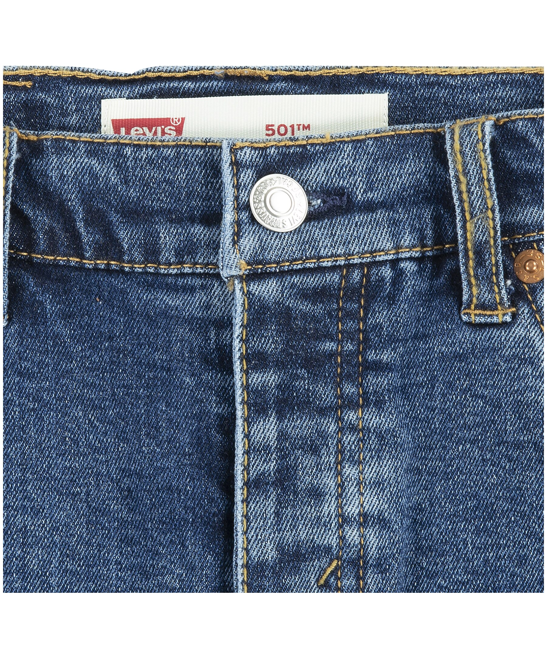 Youth Unisex 501 Mid Rise Denim Jean Shorts