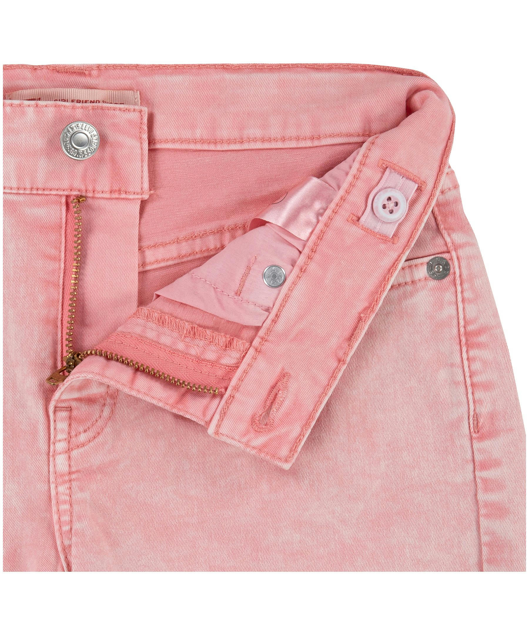 Levi's Youth Unisex Relaxed Fit Adjustable Waist Girlfriend Shorts