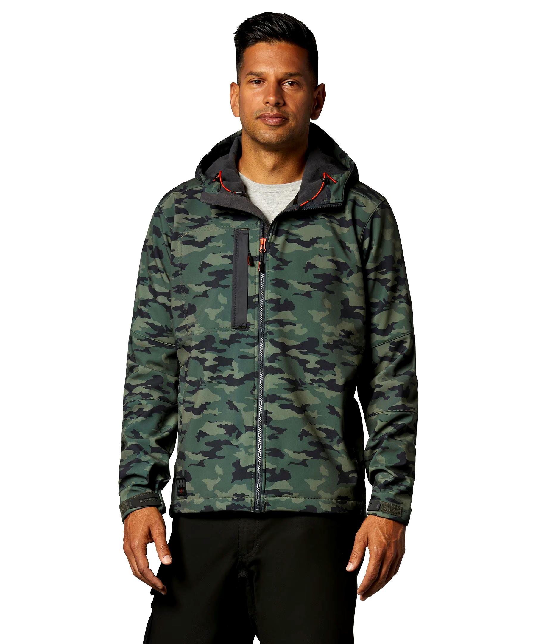 Helly Hansen Workwear Men's Kensington Hooded Water Resistant Softshell Jacket