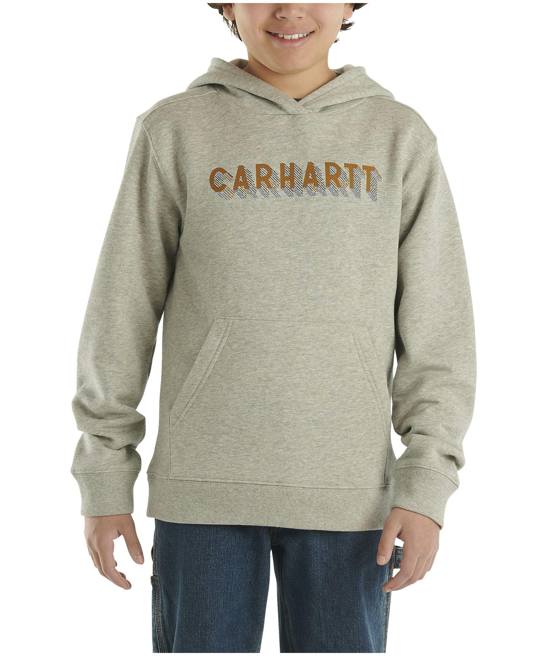 Carhartt Kids' Unisex Graphic Fleece Lined Pullover Hoodie