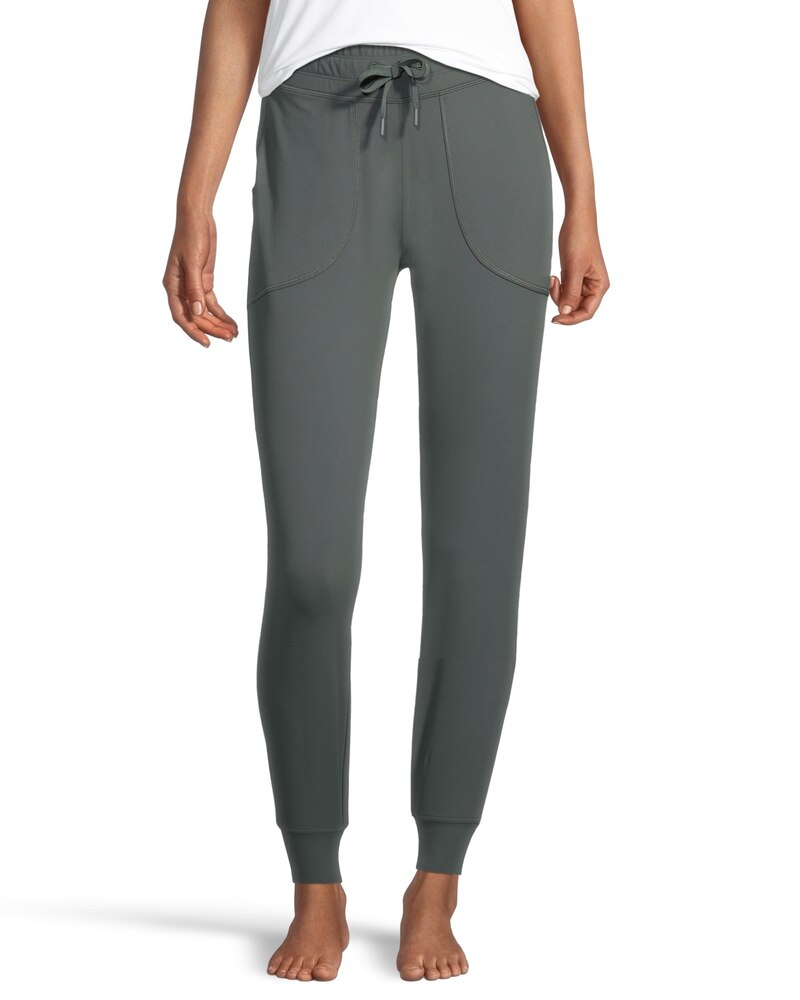Shambhala Women's Mid Rise Live-In Comfort Fitted Jogger Pants
