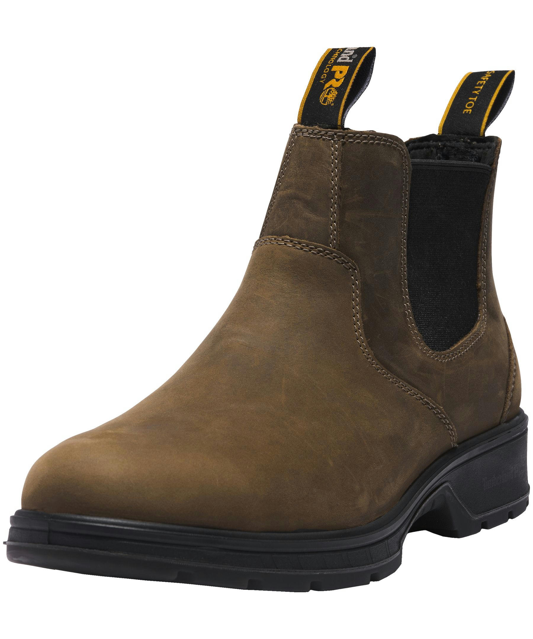 Timberland PRO Men's Nashoba 6 Inch Composite Toe Composite Plate Pull On Chelsea Work Boots