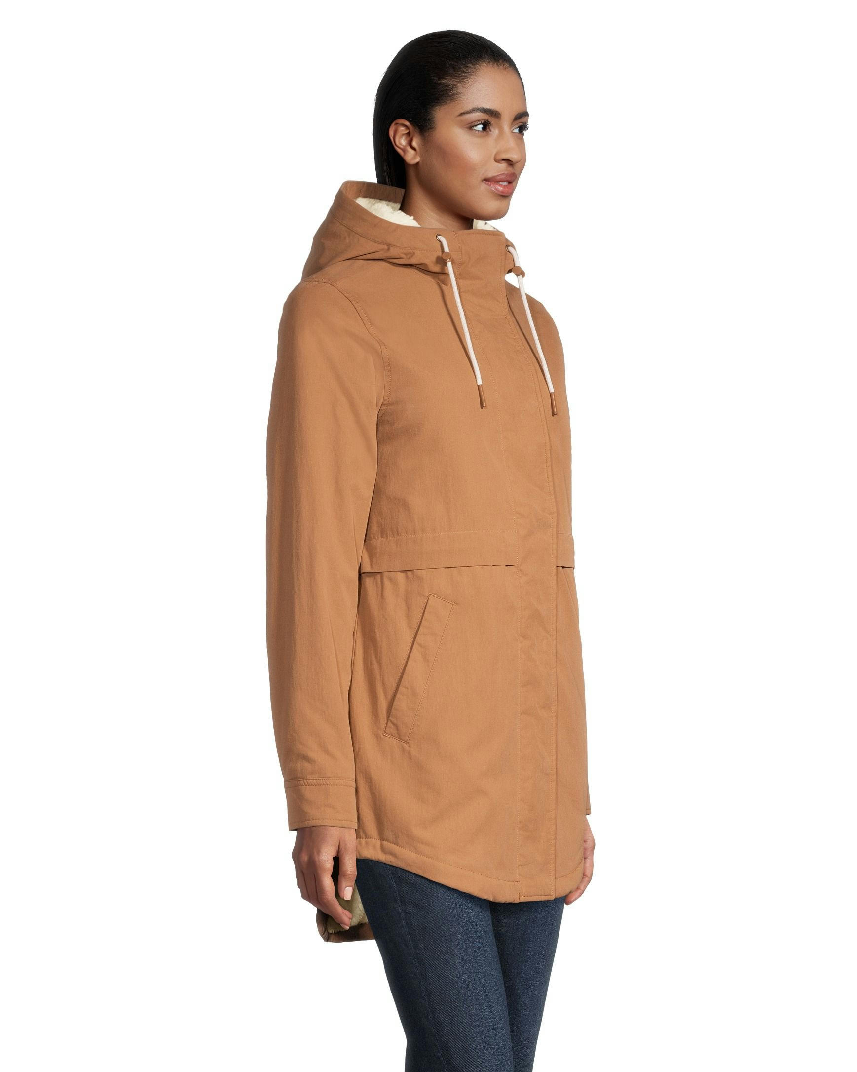 Denver Hayes Women's Sherpa Lined Casual Jacket