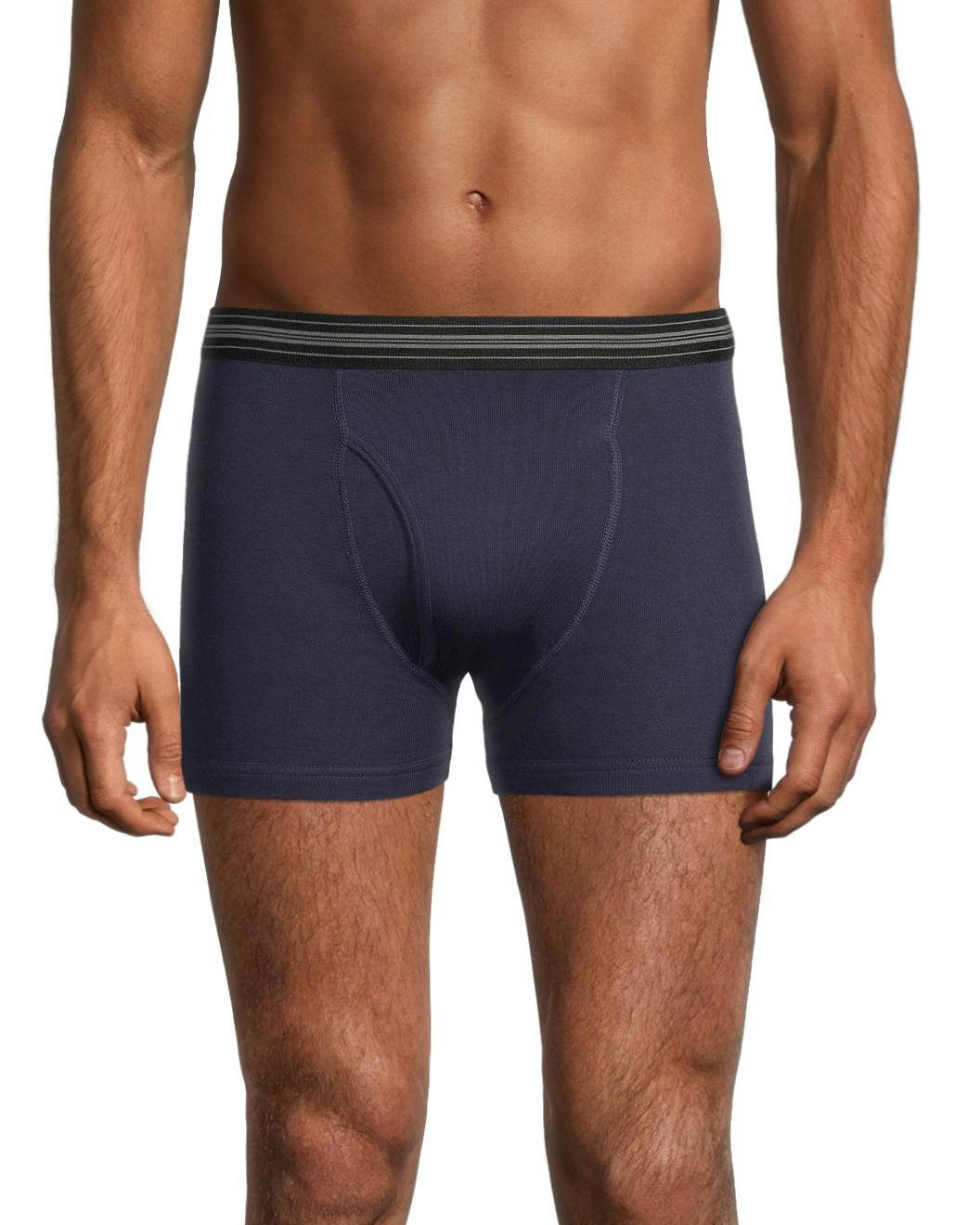 Denver Hayes Men's 3 Pack Solid Boxer Briefs