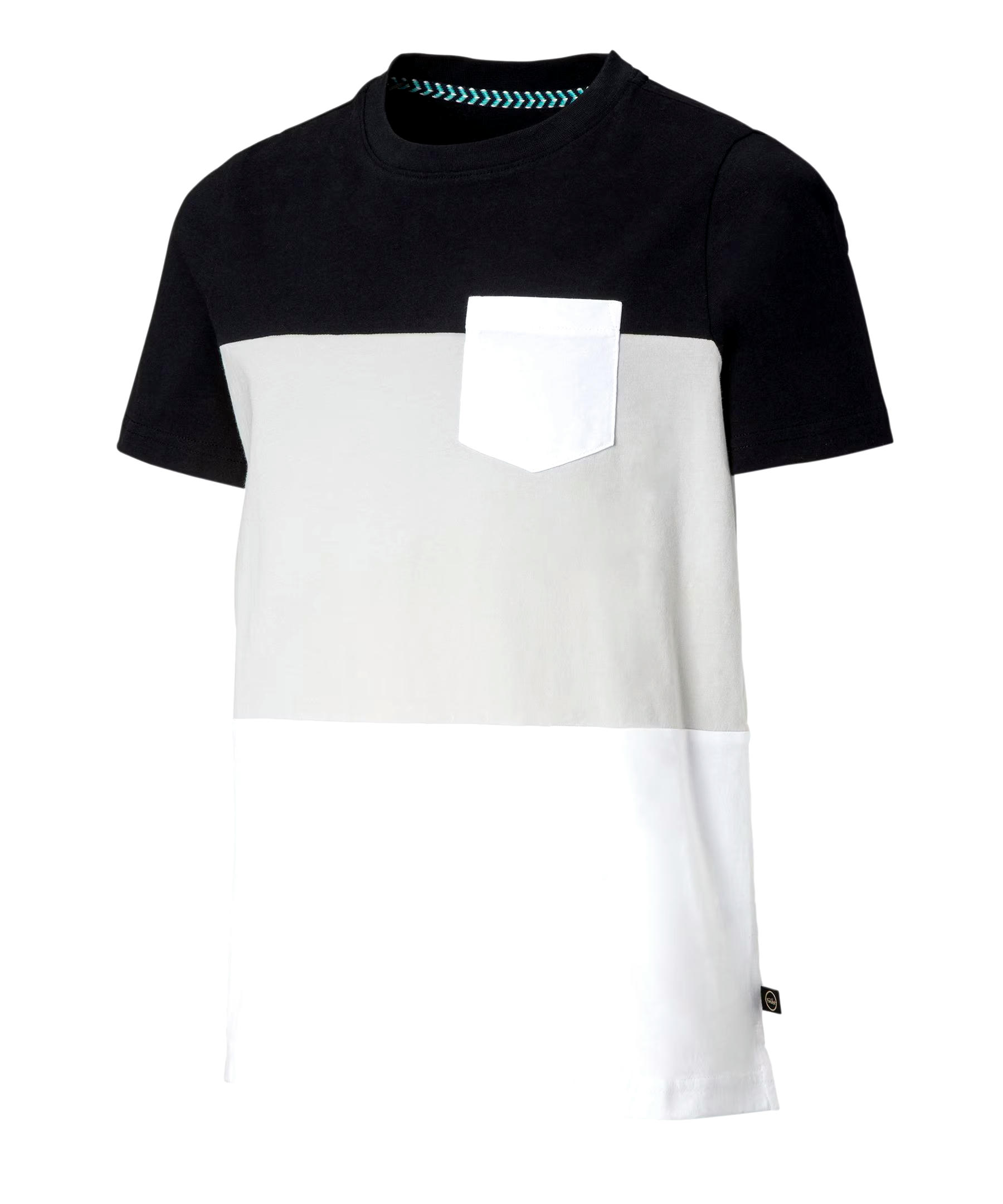 FarWest Boys' 7-16 Years Deck Colour Block Short Sleeve T Shirt