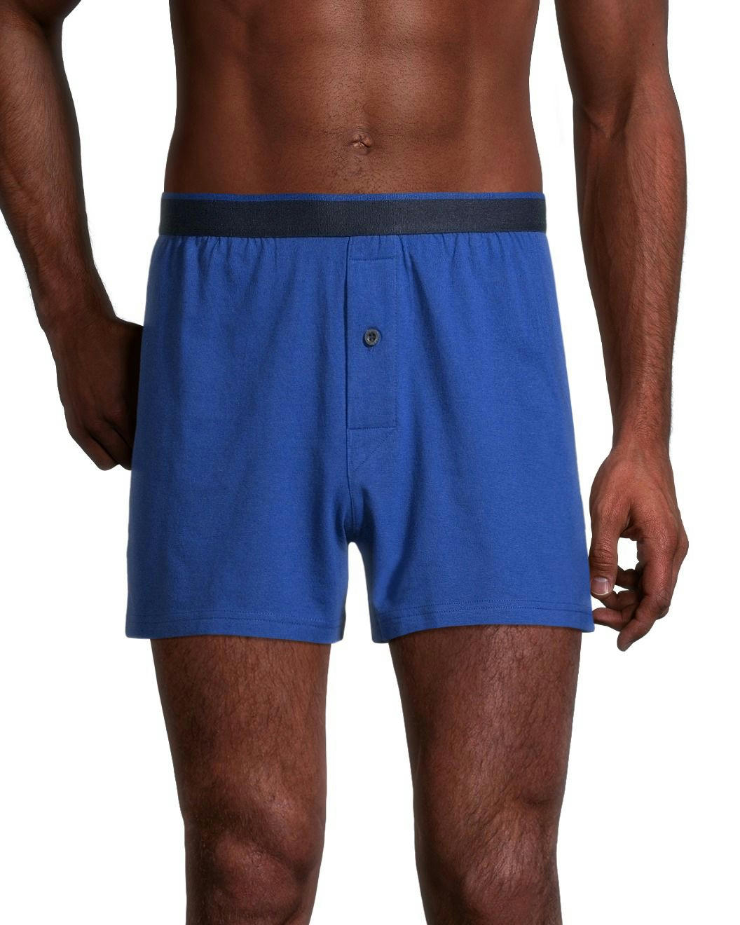 Denver Hayes Men's 2 Pack Yarn Dye Loose Fit Boxer Briefs