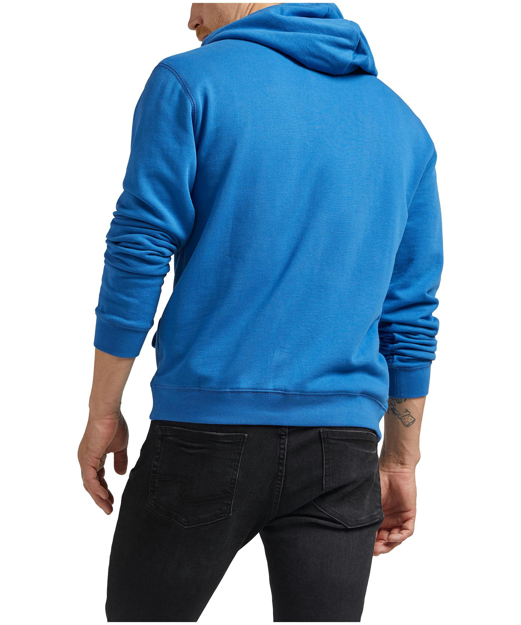 Silver Unisex Logo French Terry Hoodie Sweatershirt