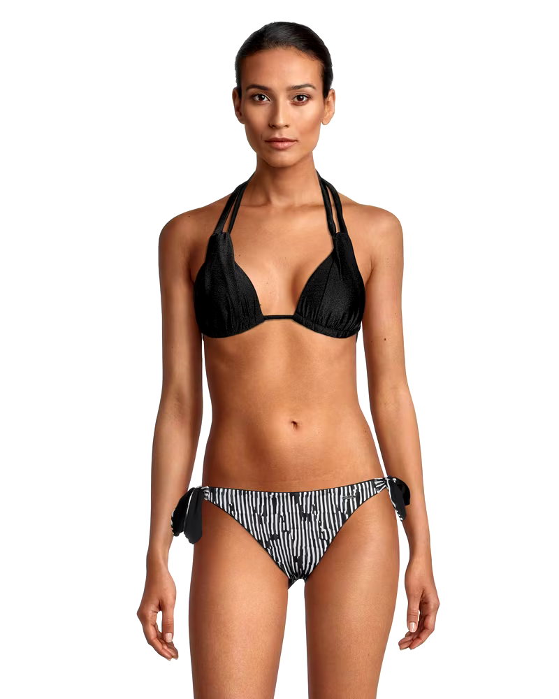 Women's Tie Front Triangle Bikini Swim Top