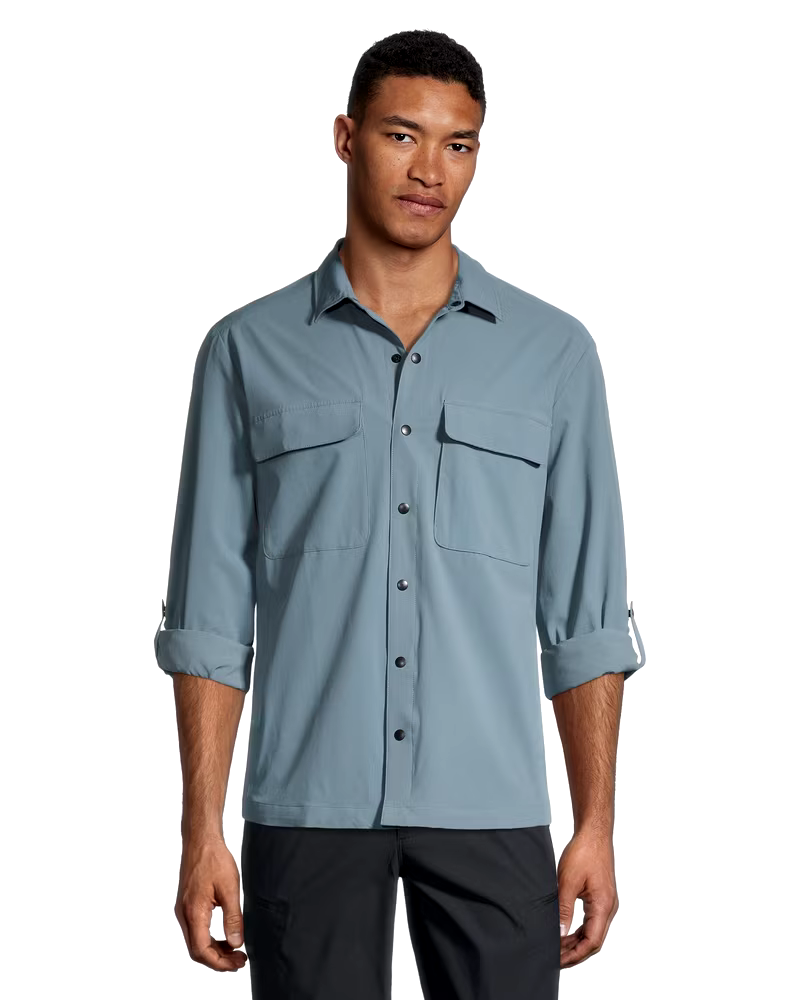 WindRiver Men's Modern Fit Long Sleeve Tick & Mosquito Repellent Shirt