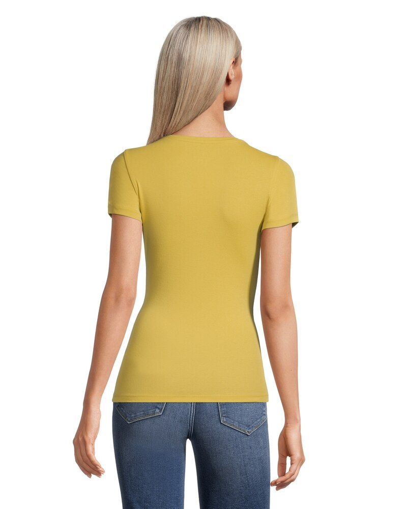 Women's Crewneck Short Sleeve Fitted T Shirt