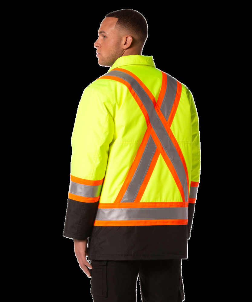 Dakota WorkPro Series Men's Class 2 Hi Vis 300D T-Max Lined Parka Jacket