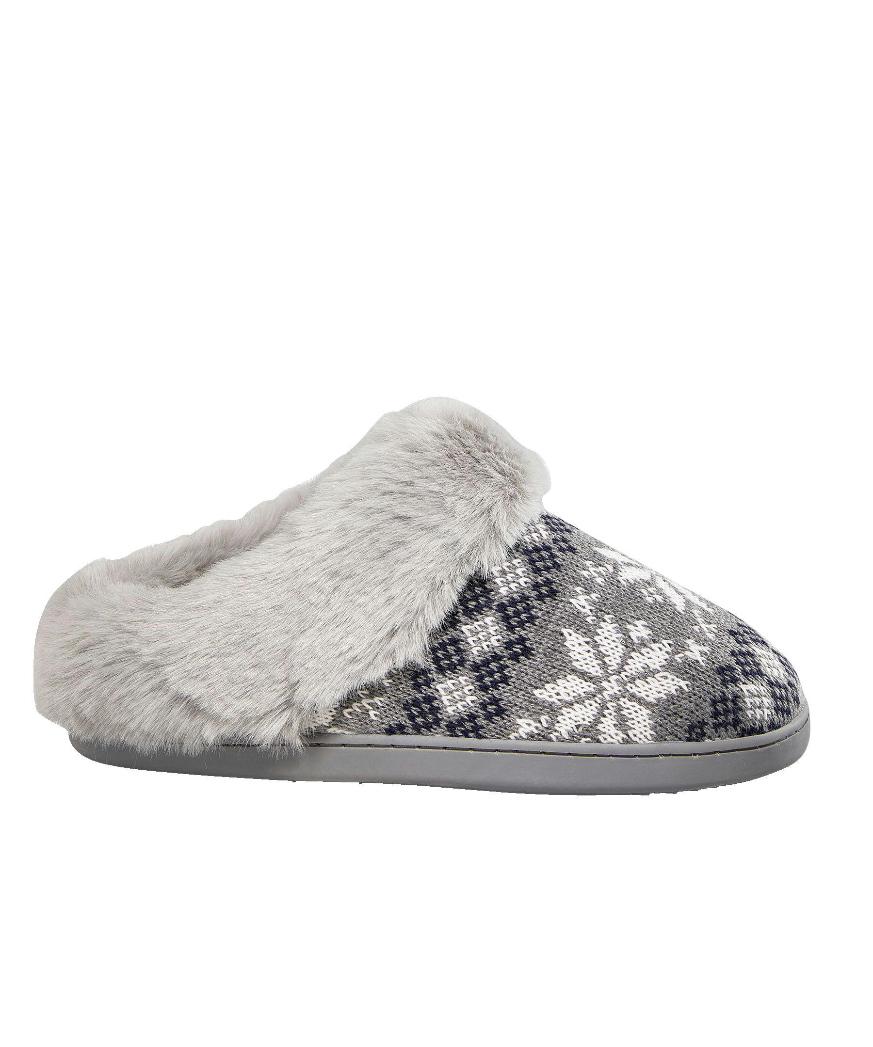 Denver Hayes Women's Nordic Knit Slippers