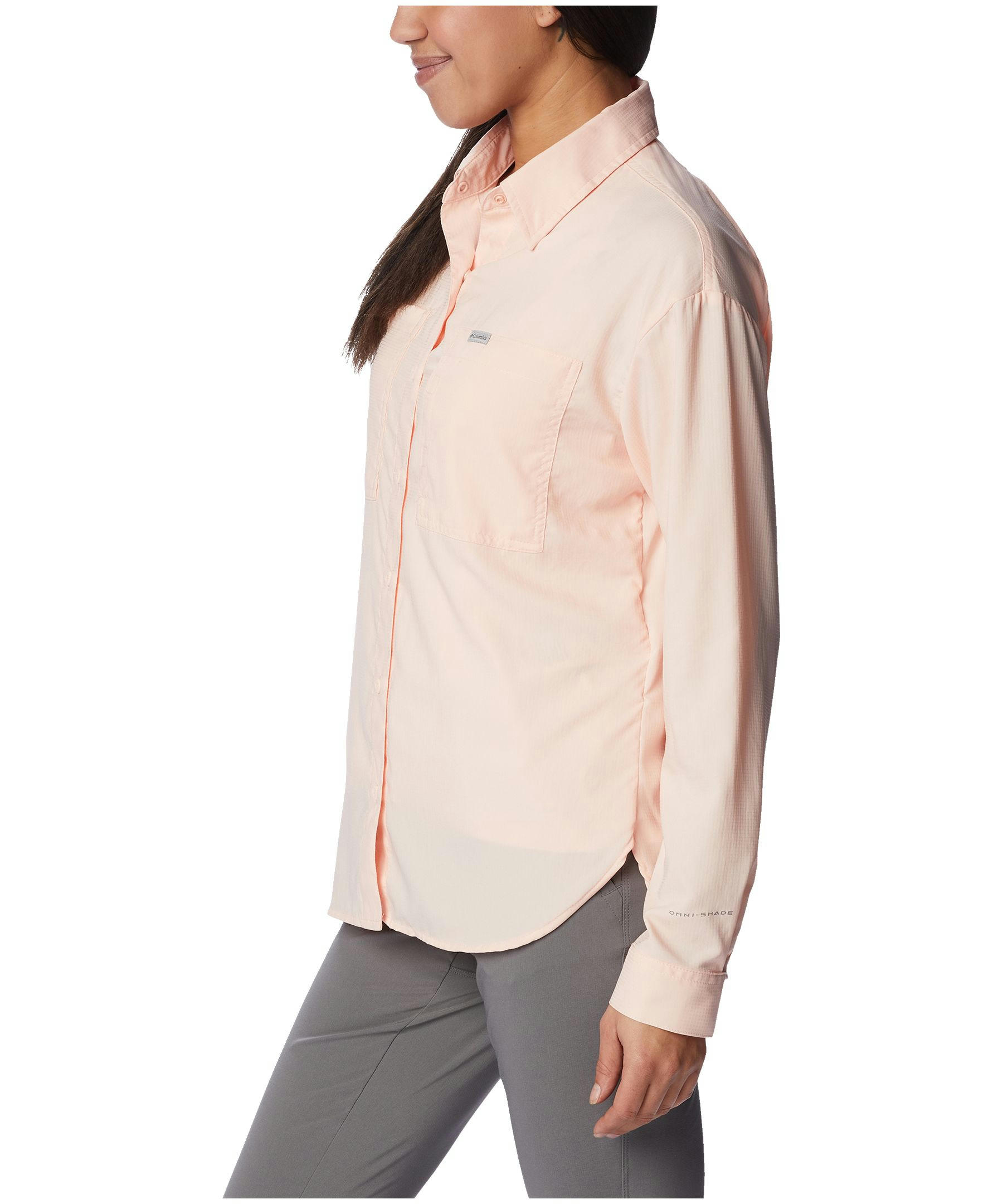 Columbia Women's Silver Ridge Omni-Shade Long Sleeve Shirt - Plus Size