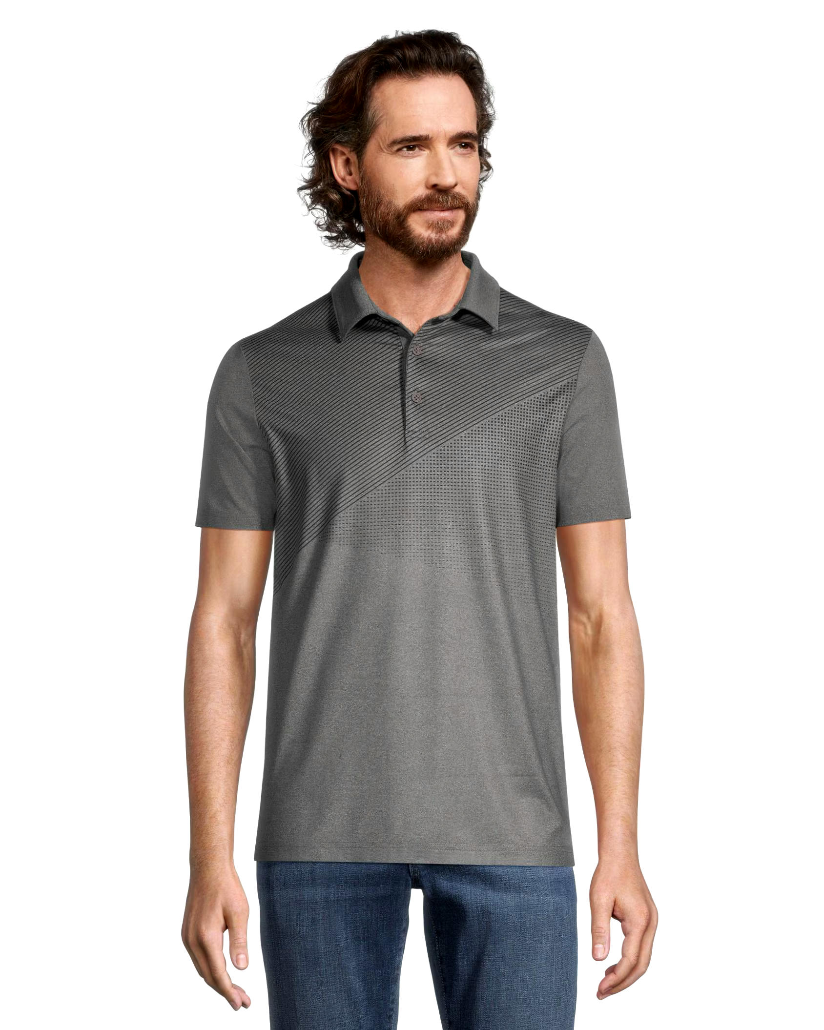 EXP Men's Casual Fit Quick Dry FreshTech Polo Shirt