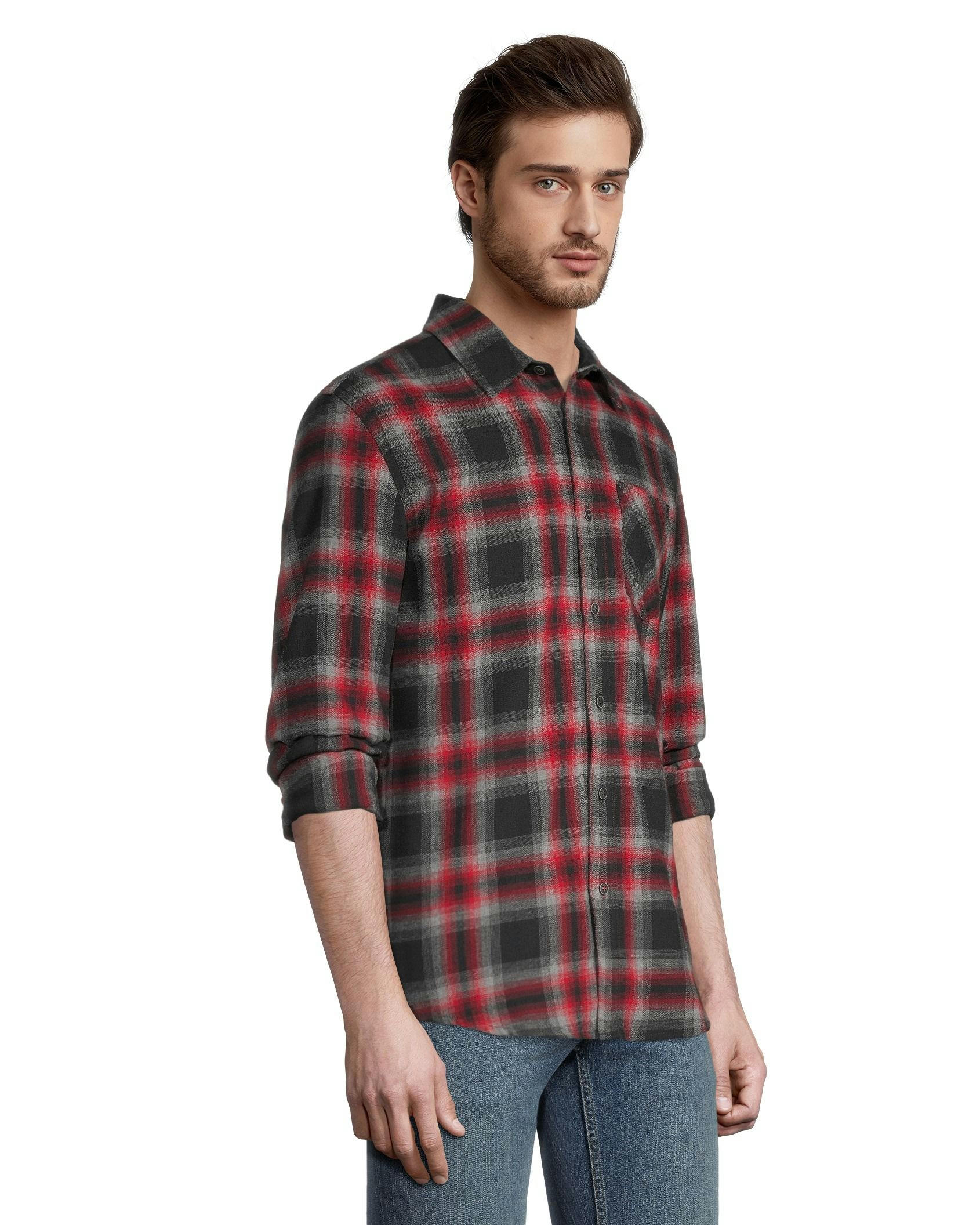 Boston Traders Men's Classic Plaid Flannel Shirt