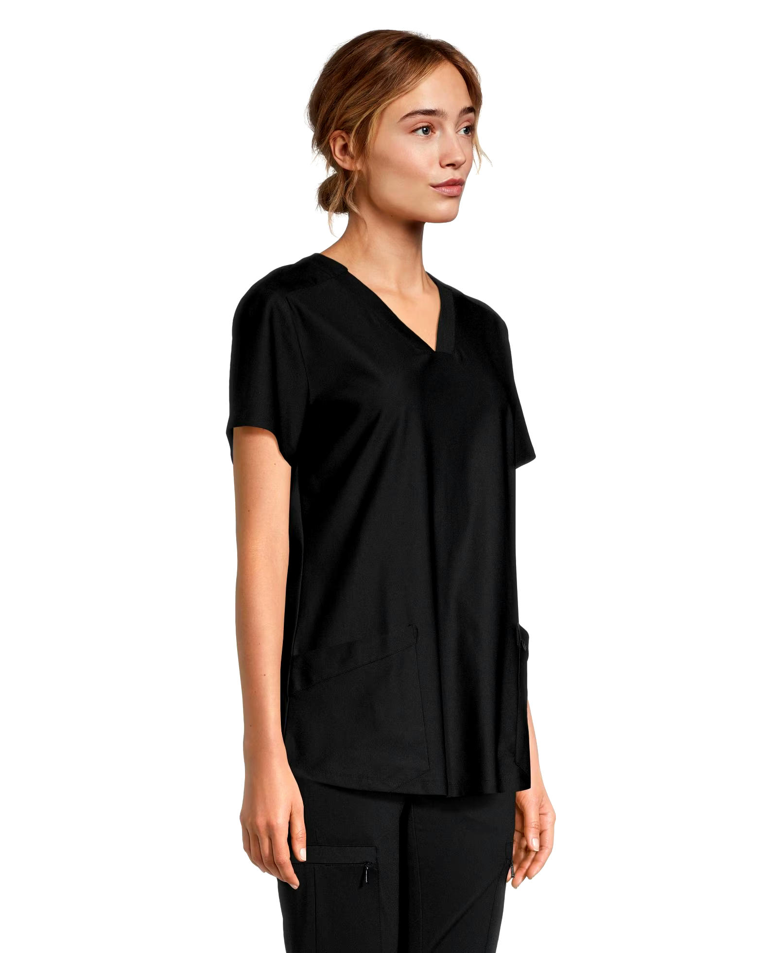 Health Pro Women's Stretch Scrub Top