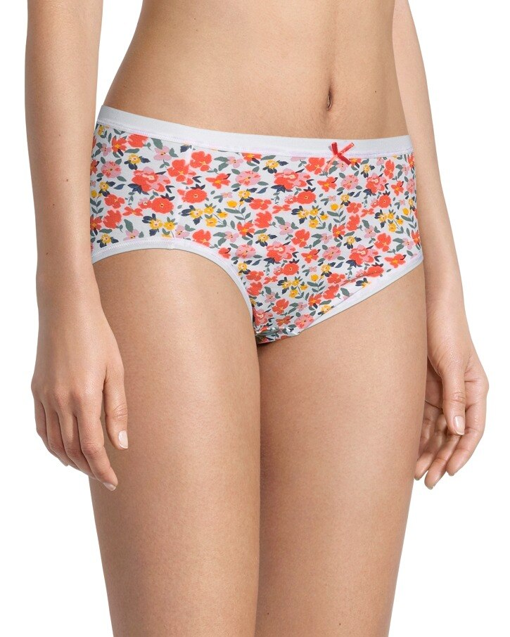 Denver Hayes Women's 2 Pack Perfect Fit Cotton Stretch Hi Cut Panty