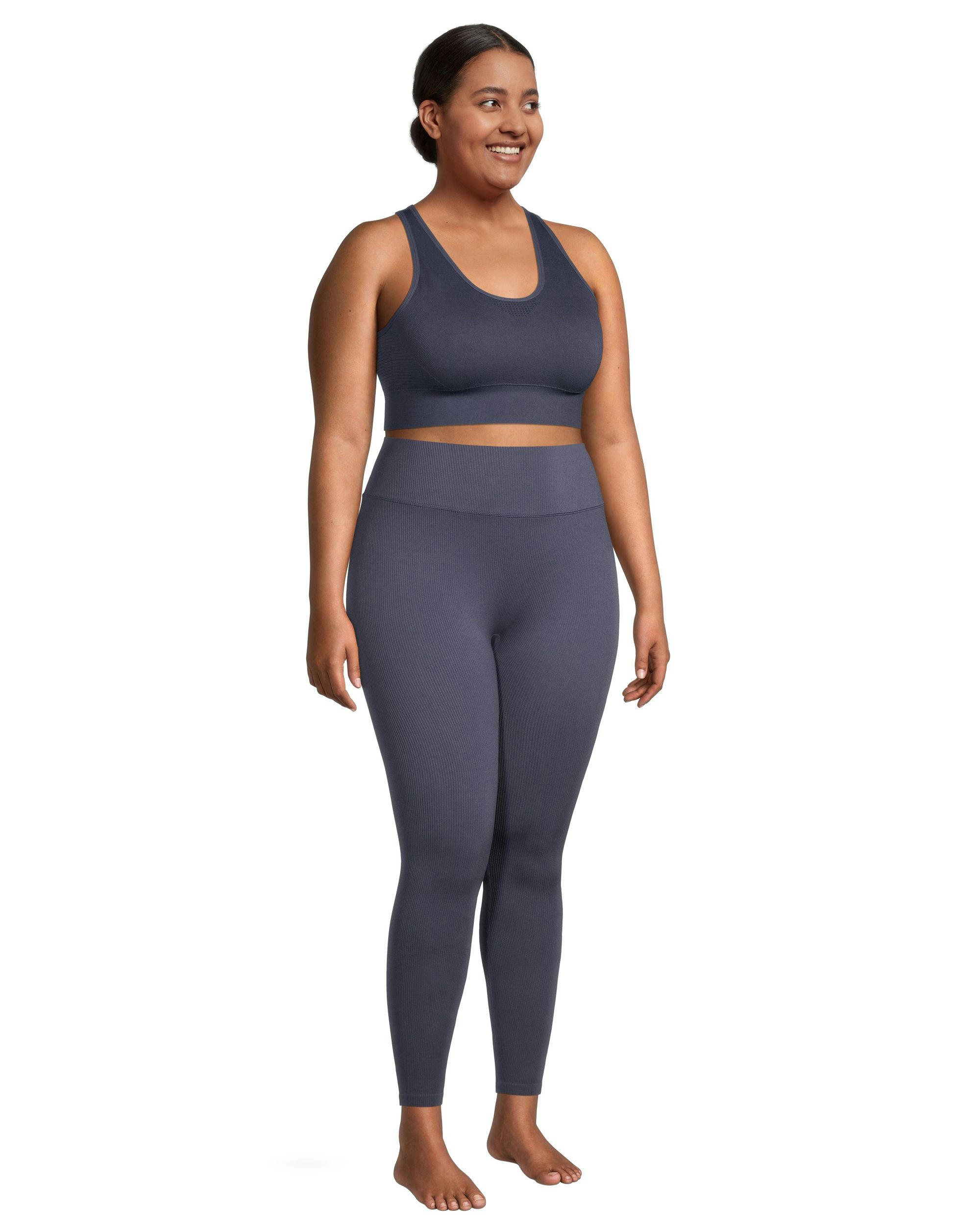 Shambhala Women's Live-In Confidence Seamless Ribbed Comfort Bra