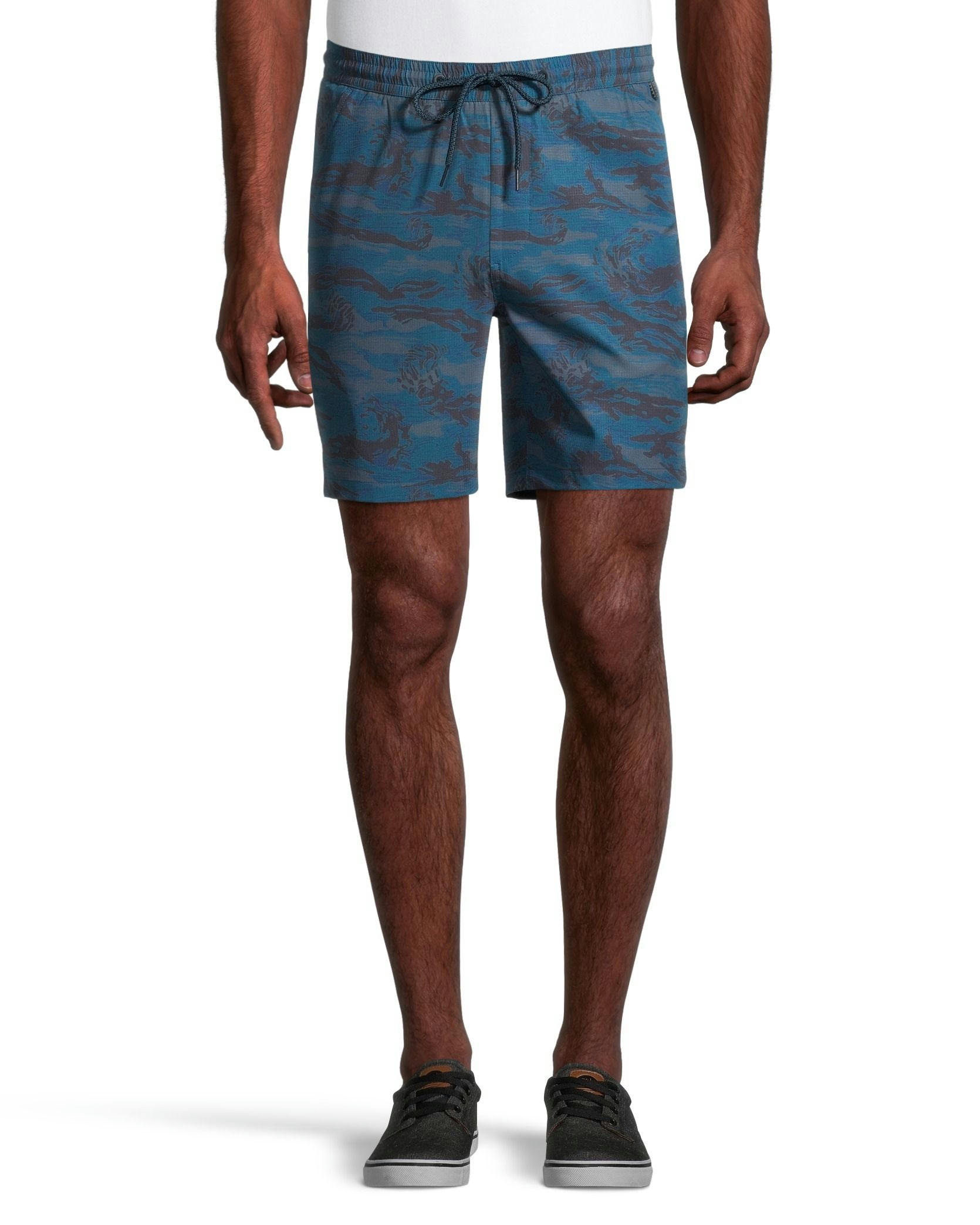 FarWest Men's Mid Rise Quick Dry Hybrid Volley Shorts