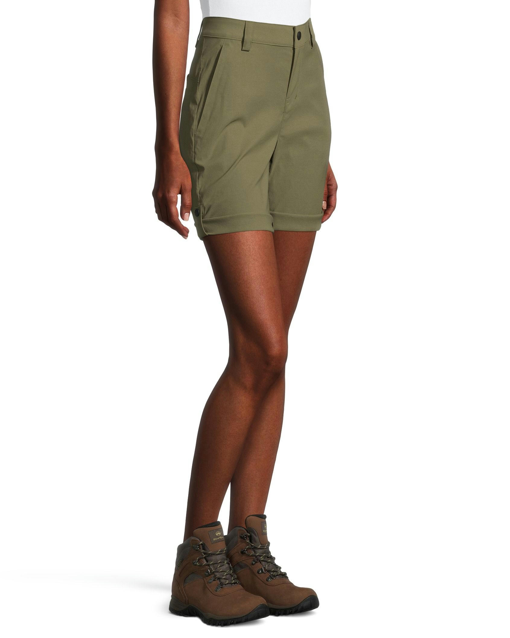 WindRiver Women's Performance Quick Dry Shorts with Zippered Cargo Pockets