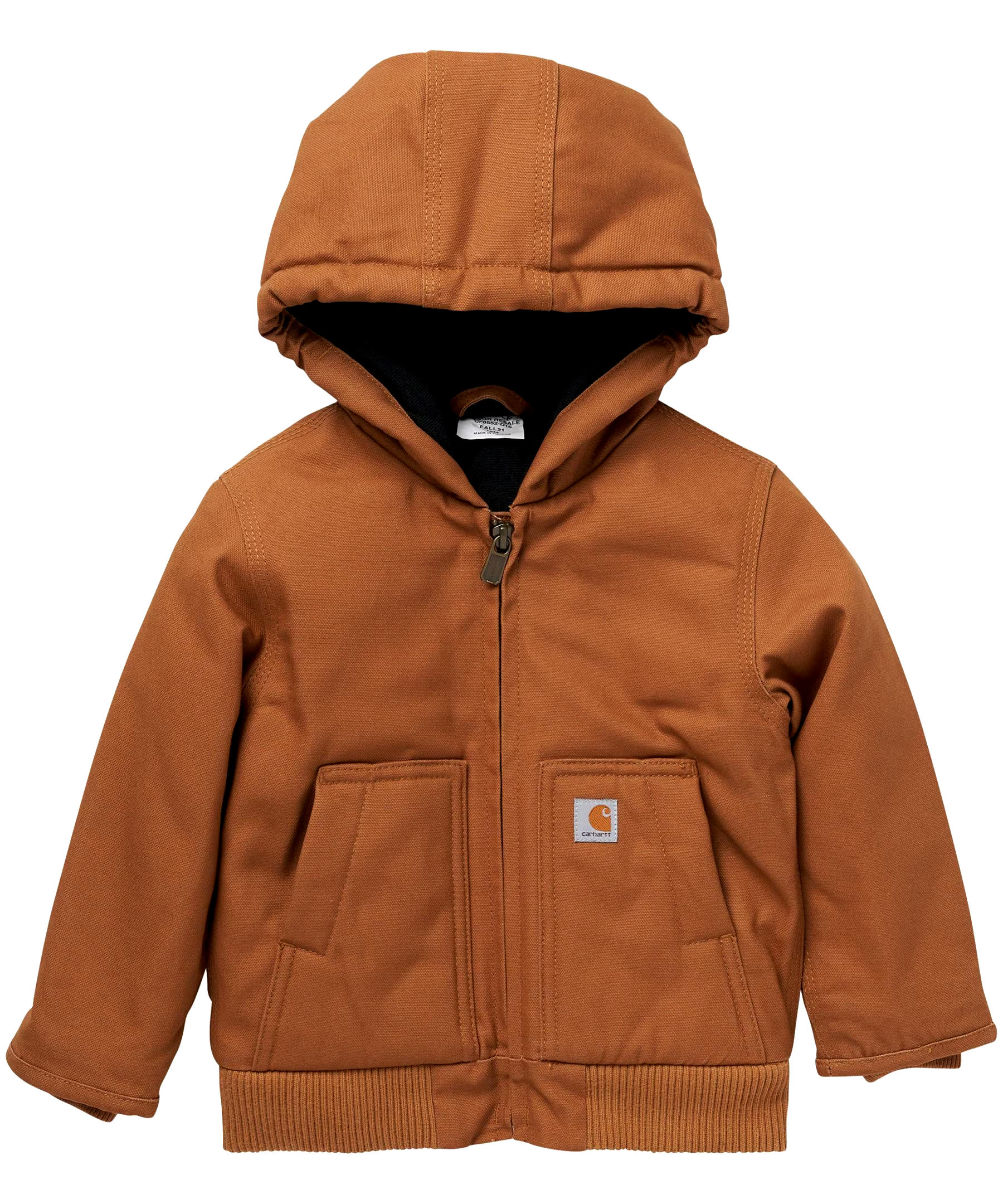 Carhartt Kids' Canvas Long Sleeve Insulated Hooded Jacket