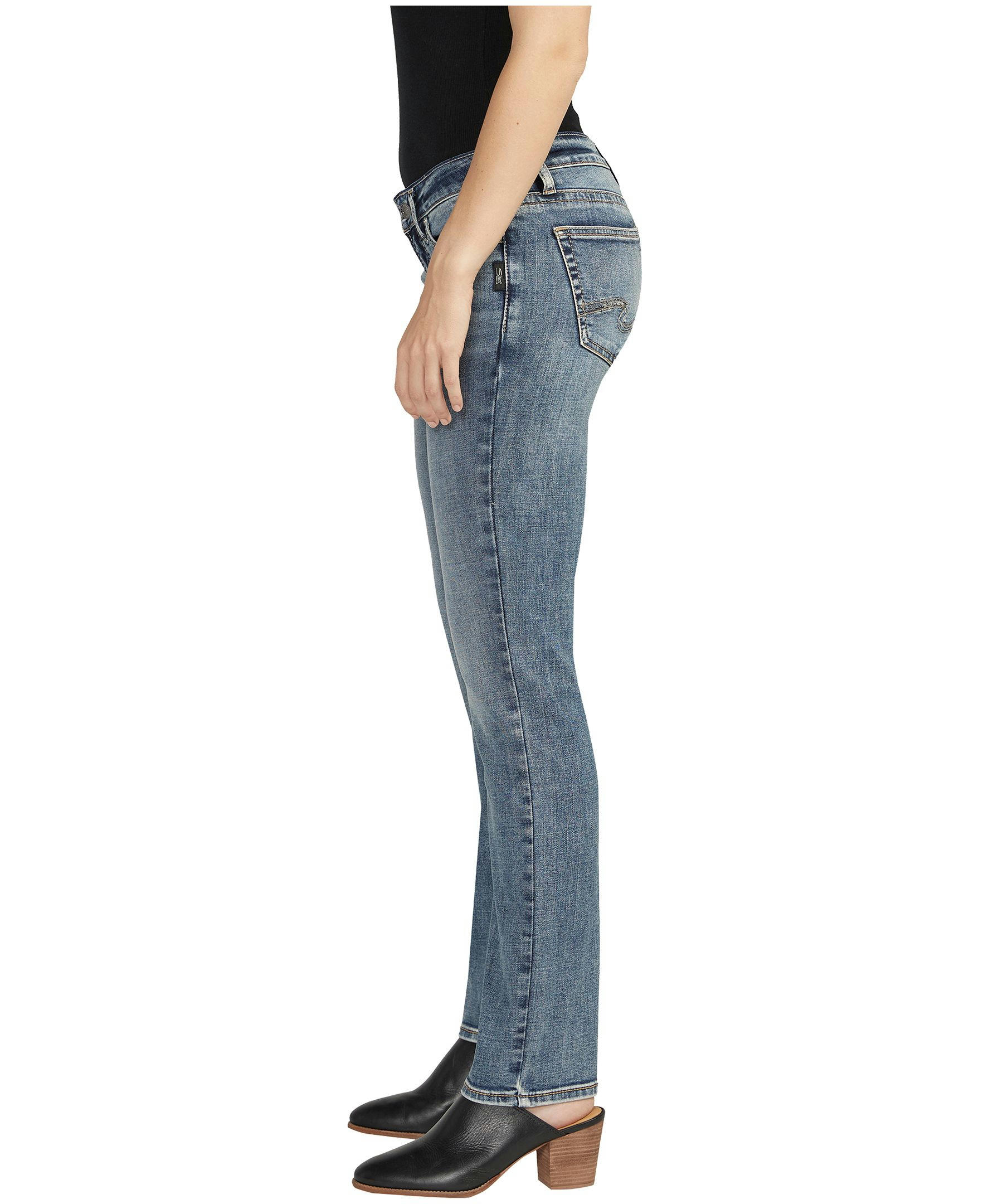 Silver Women's Tuesday Low Rise Straight Leg Jeans