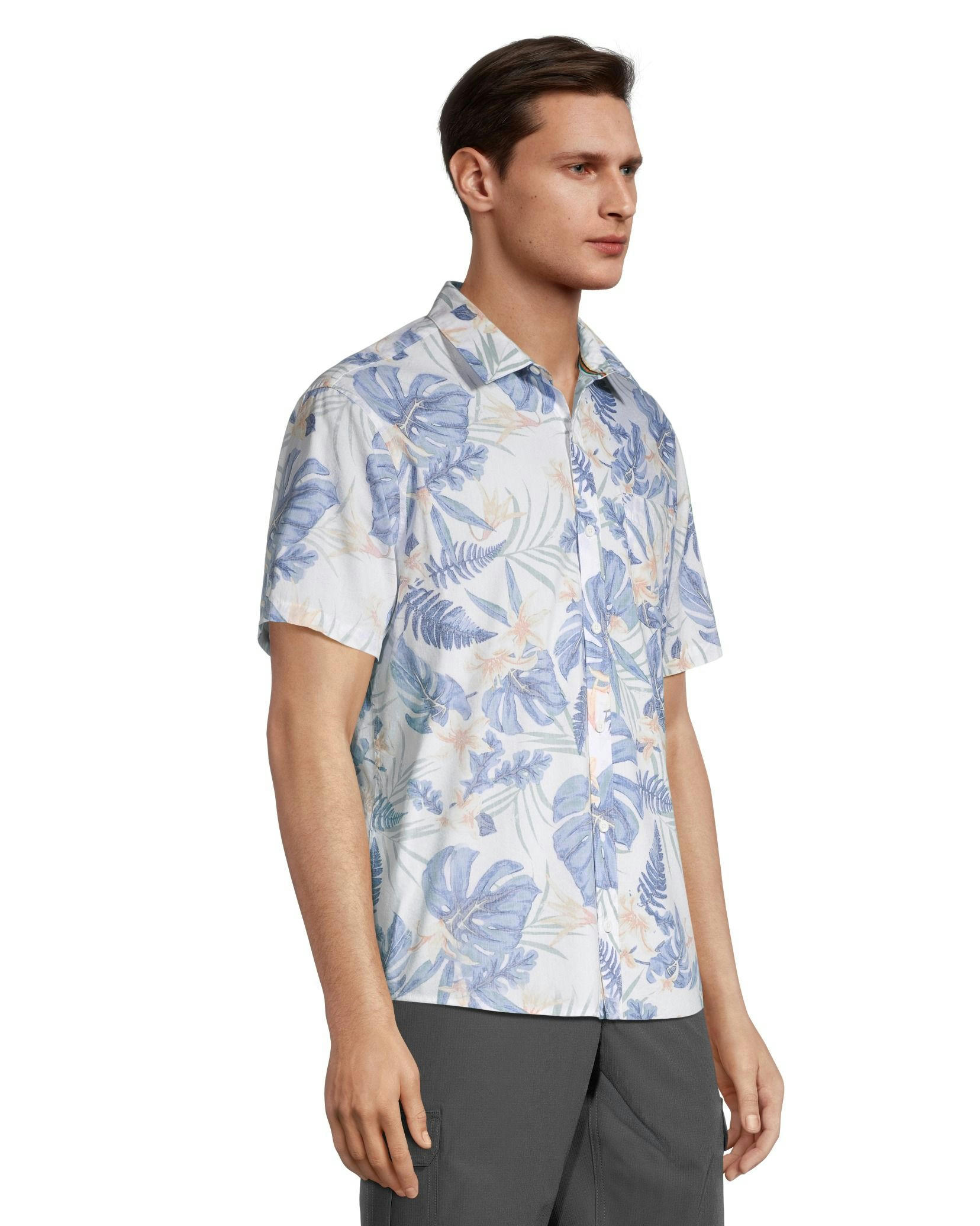 FarWest Men's AOP Modern Fit Stretch Shirt