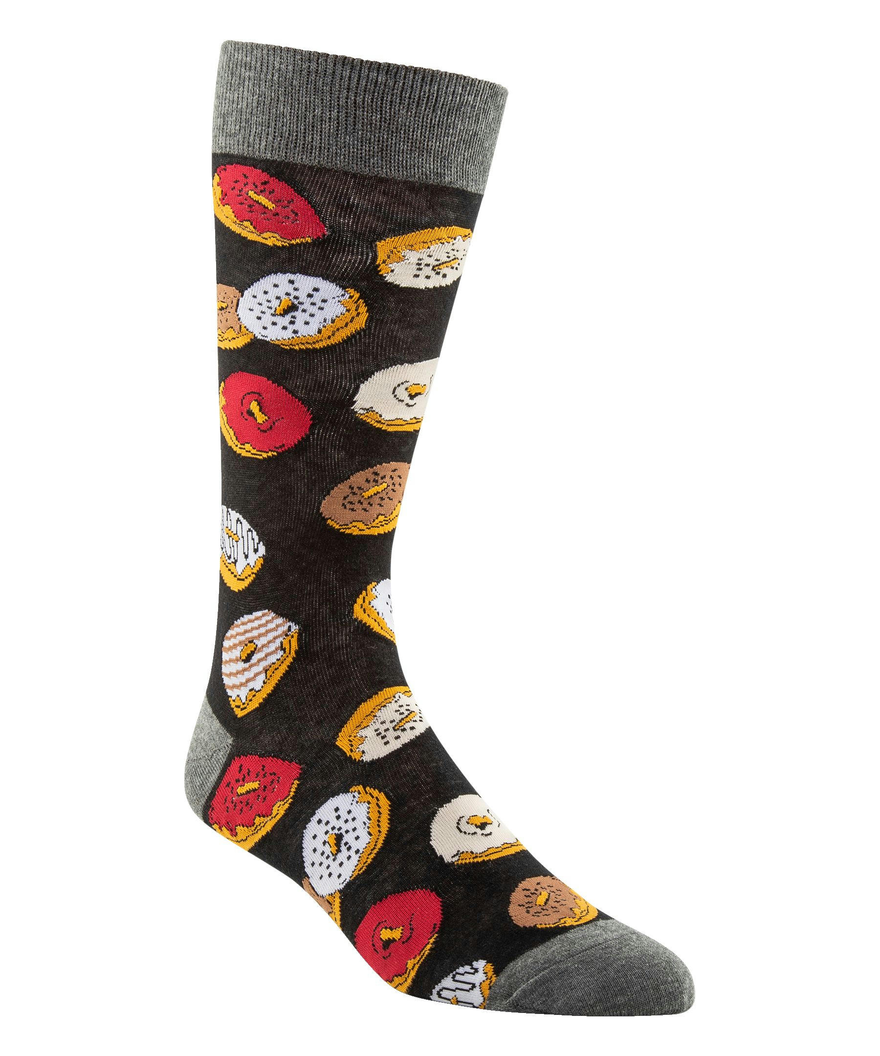 Denver Hayes Men's Novelty Food Pattern Crew Socks
