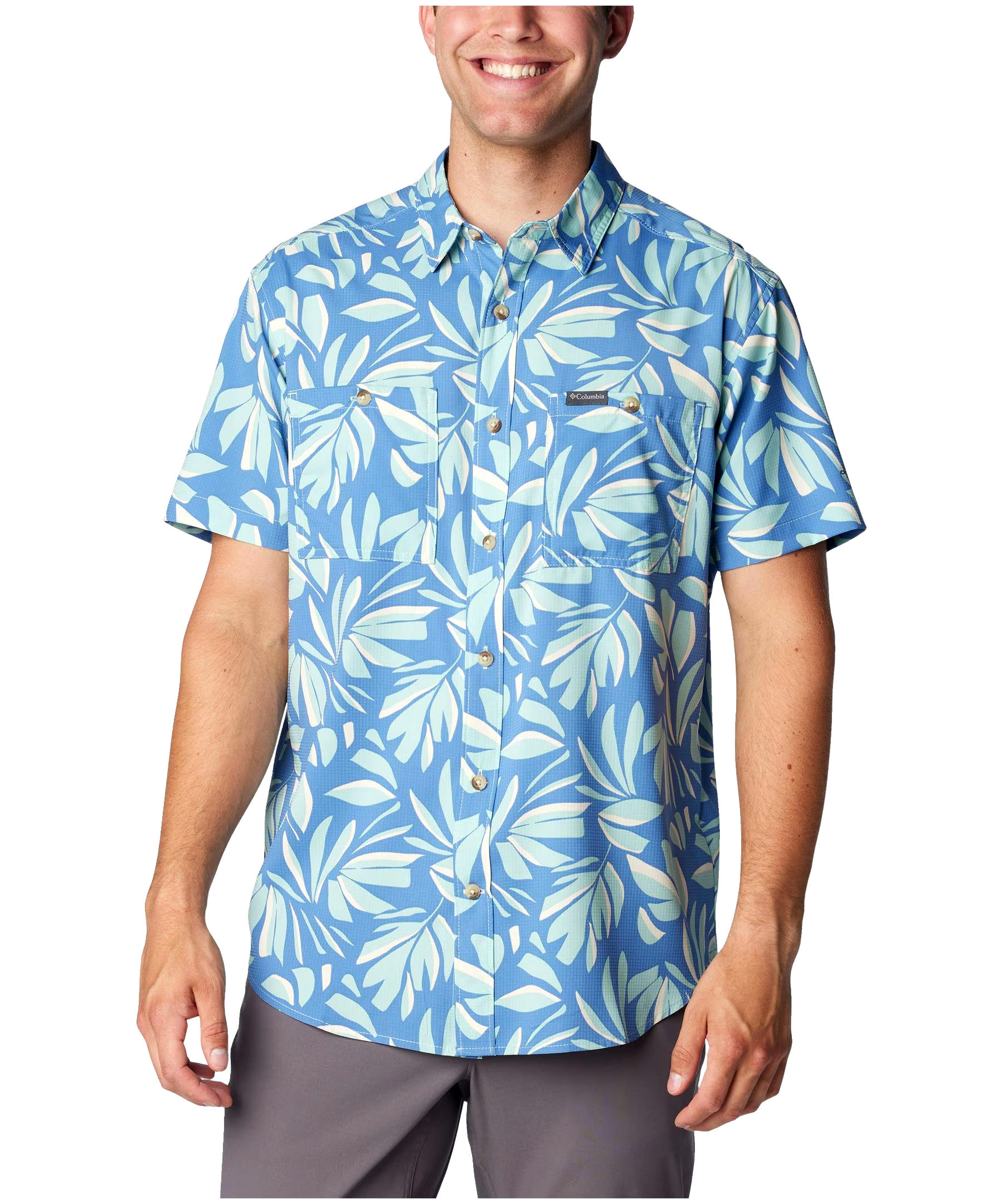 Columbia Men's Utilizer Omni-Shade™ Short Sleeve Printed Shirt