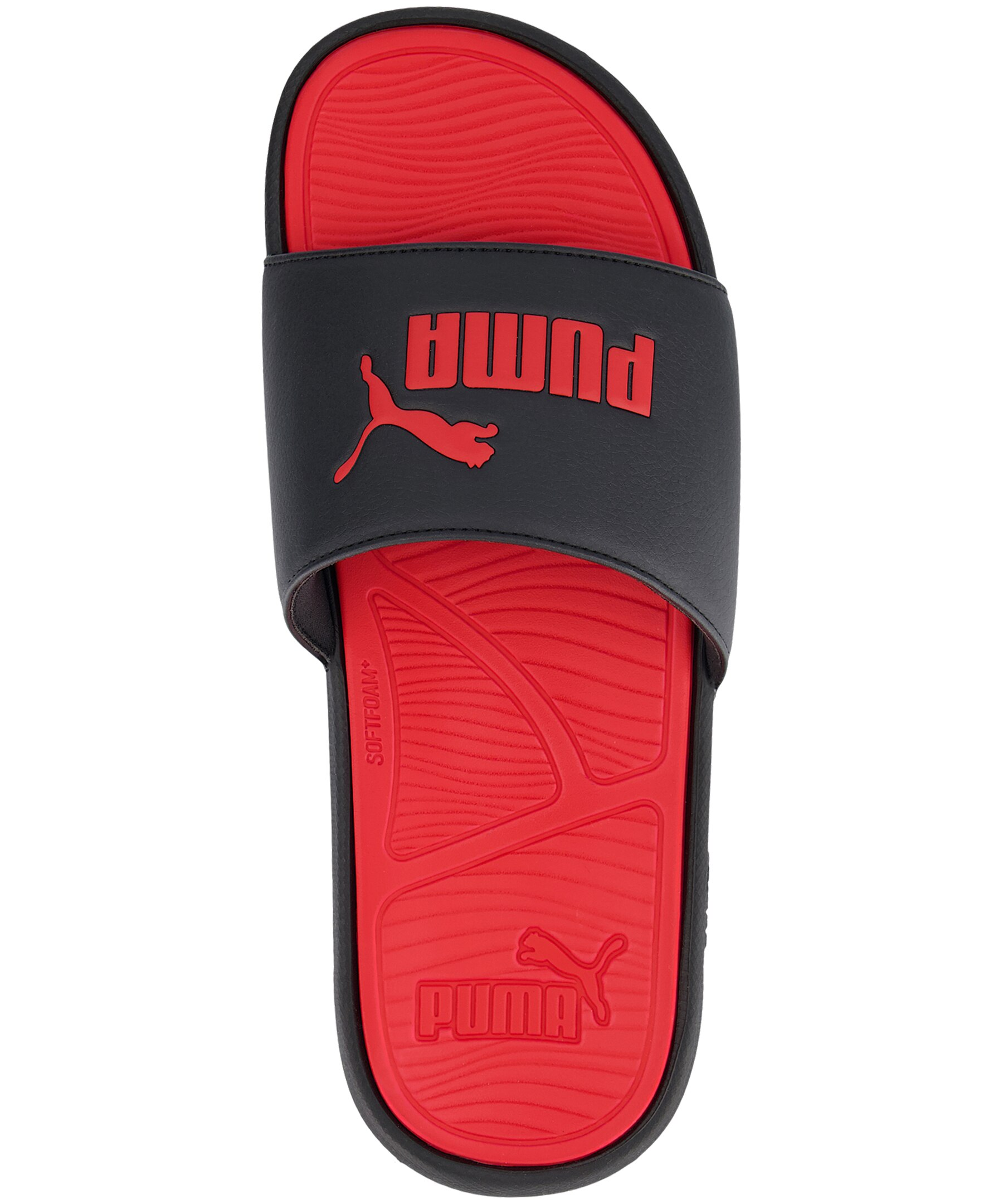 PUMA Men's Cool Cat 2.0 Slide - Black/Red