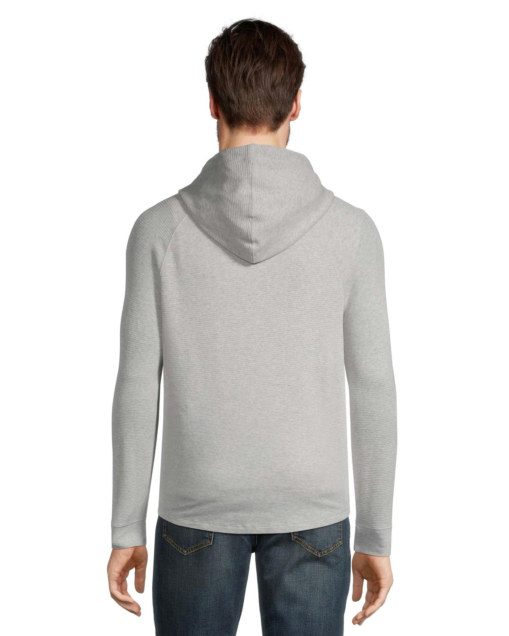 Denver Hayes Men's Long Sleeve Waffle Raglan Hoodie