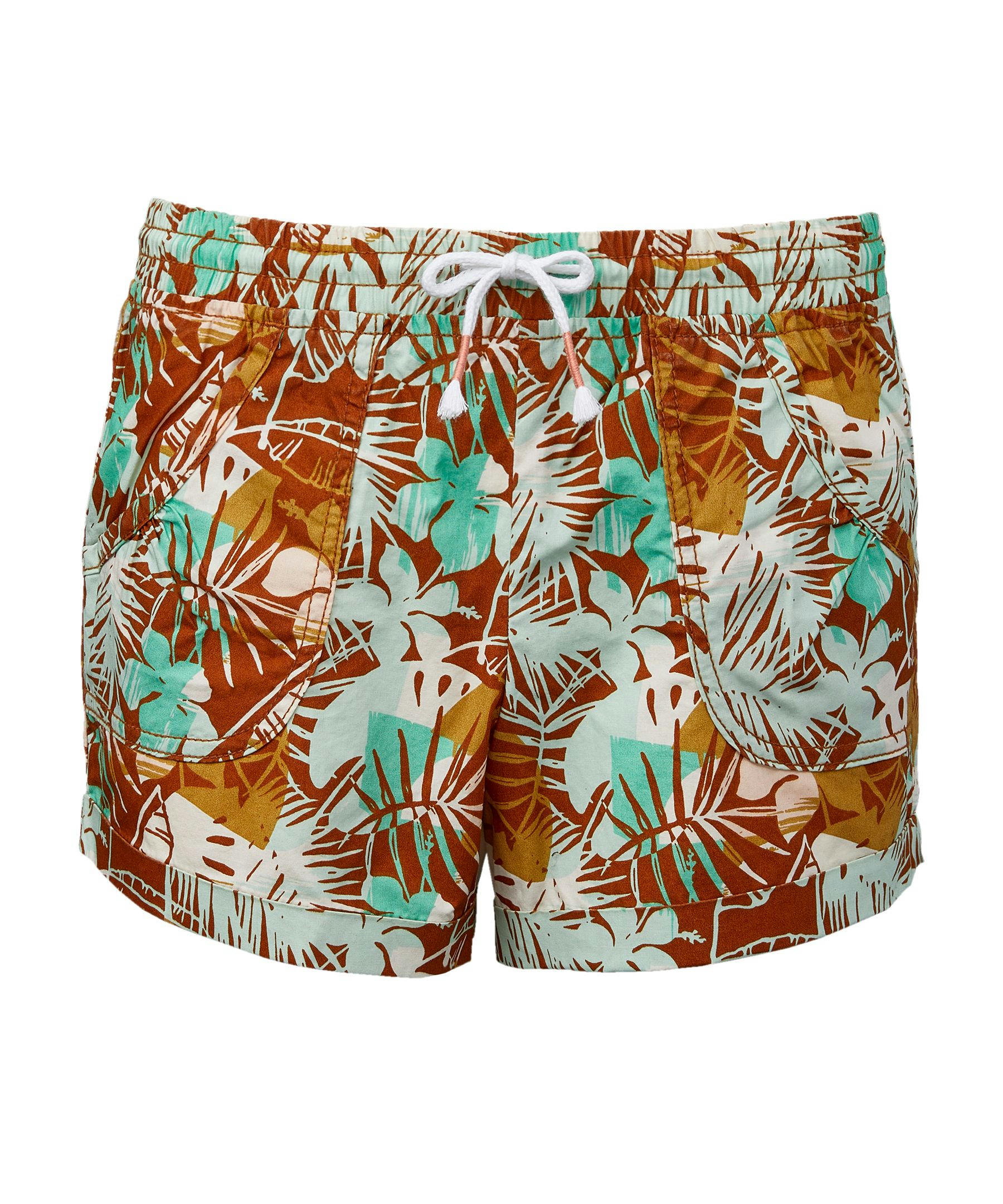 FarWest Girls' Mid Rise Poplin Shorts