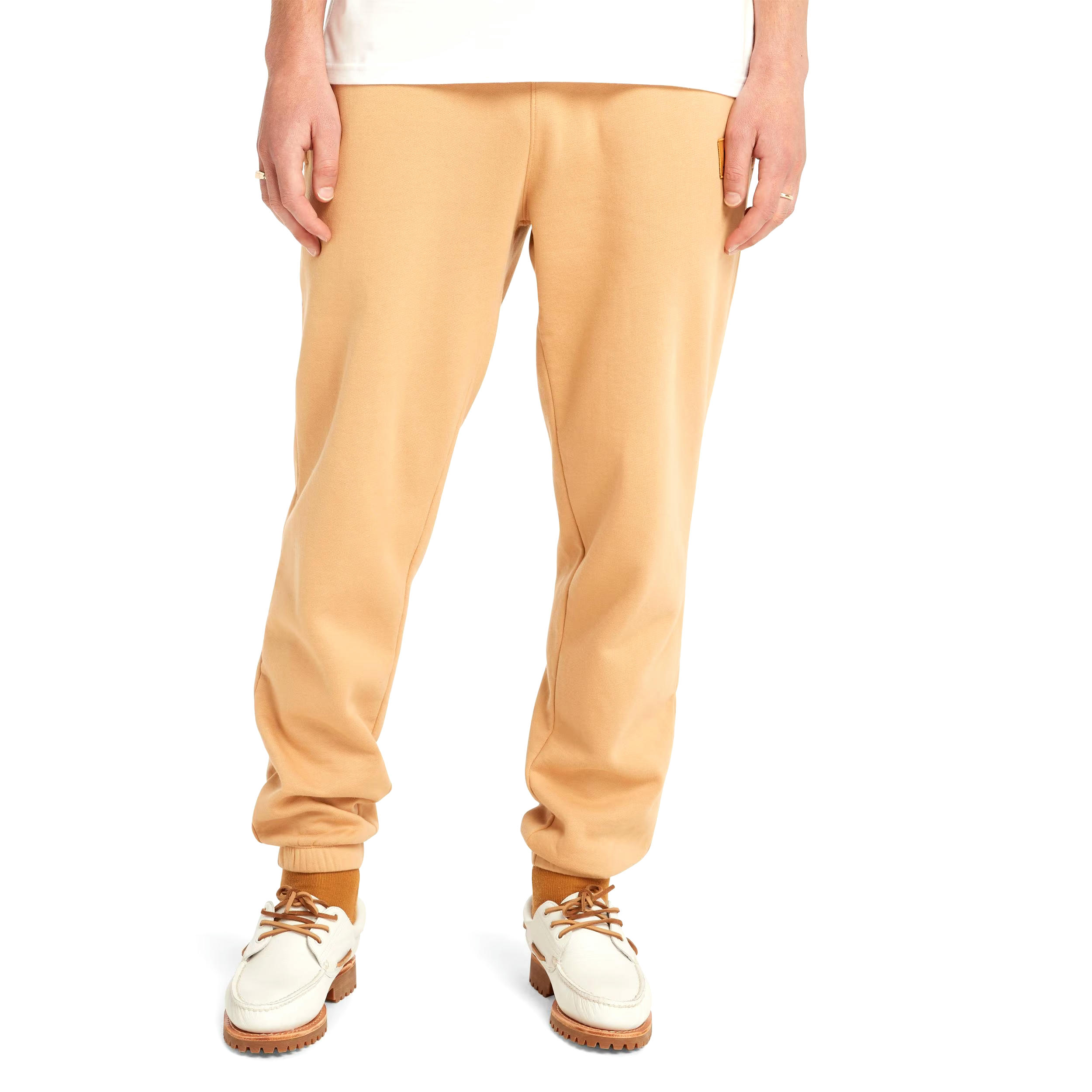 Timberland Men's Fleece Woven Badge Sweatpants