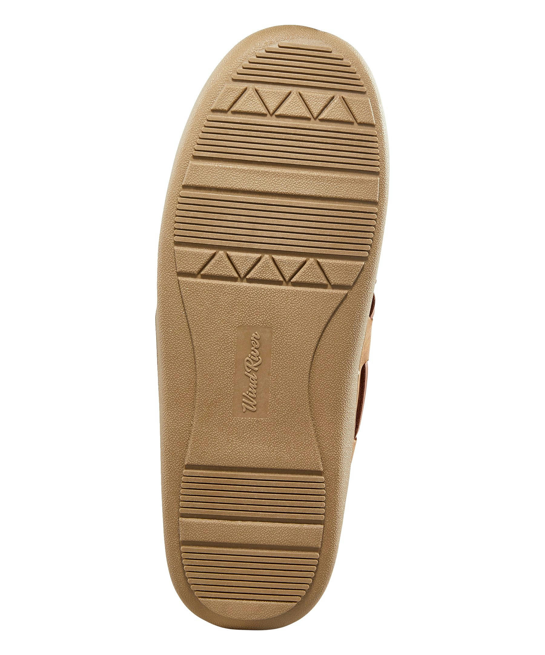 WindRiver Men's Suede Handsewn Slippers