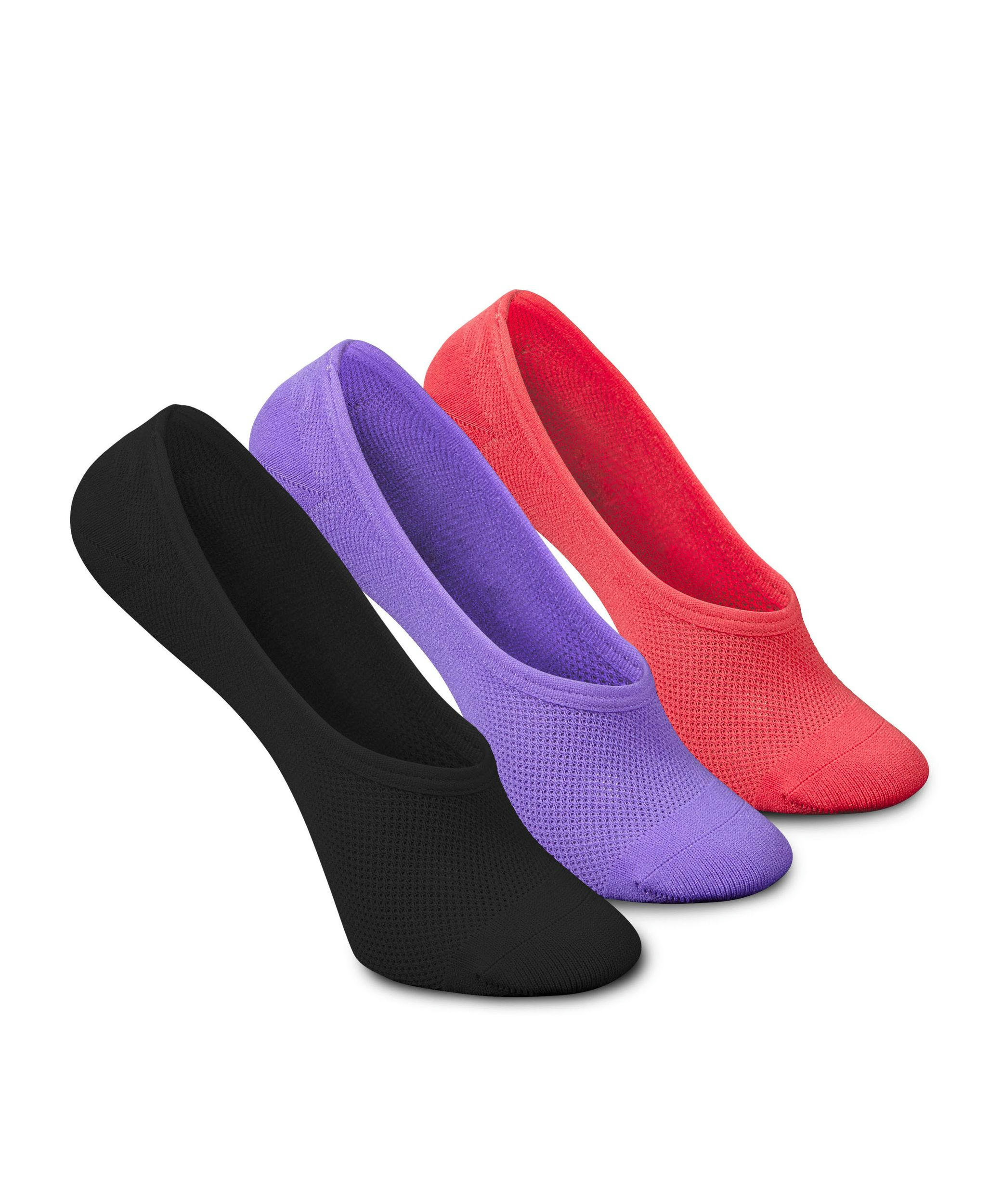 Shambhala Women's 3-Pack Sport Mesh Liner Socks