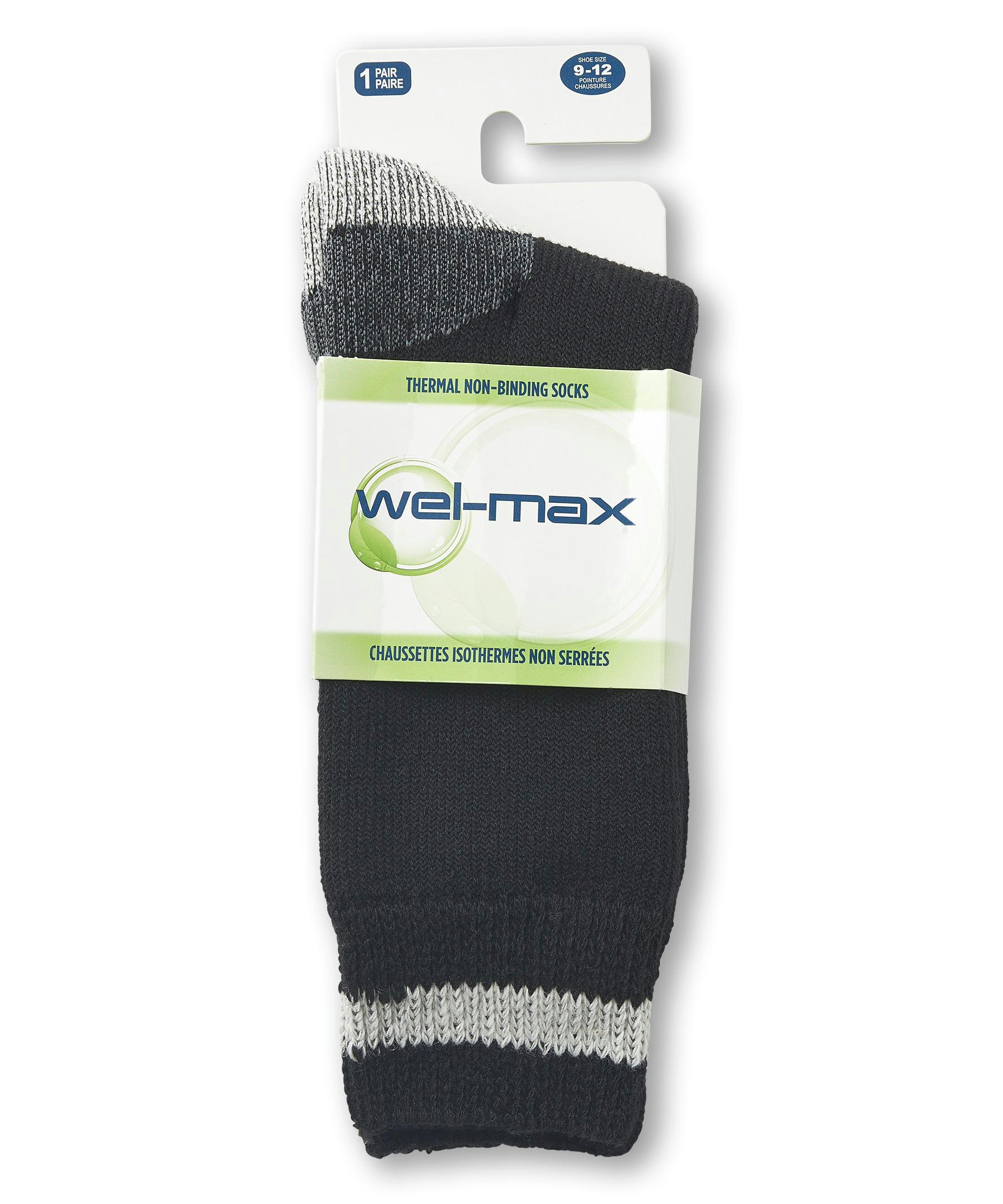 Wel-max Men's Non-Binding Thermal Boot Socks