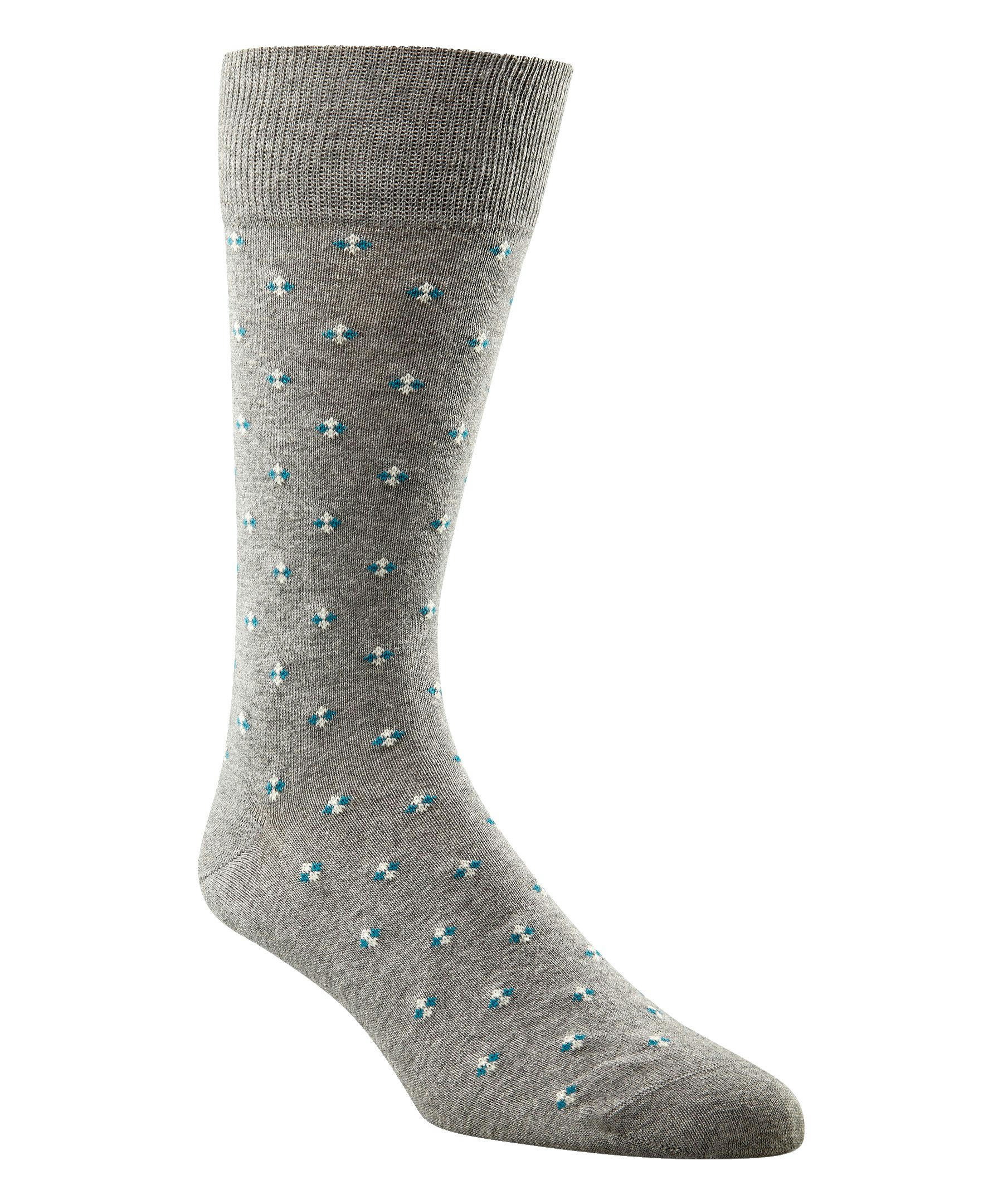 Denver Hayes Men's Novelty Pattern Casual Crew Socks