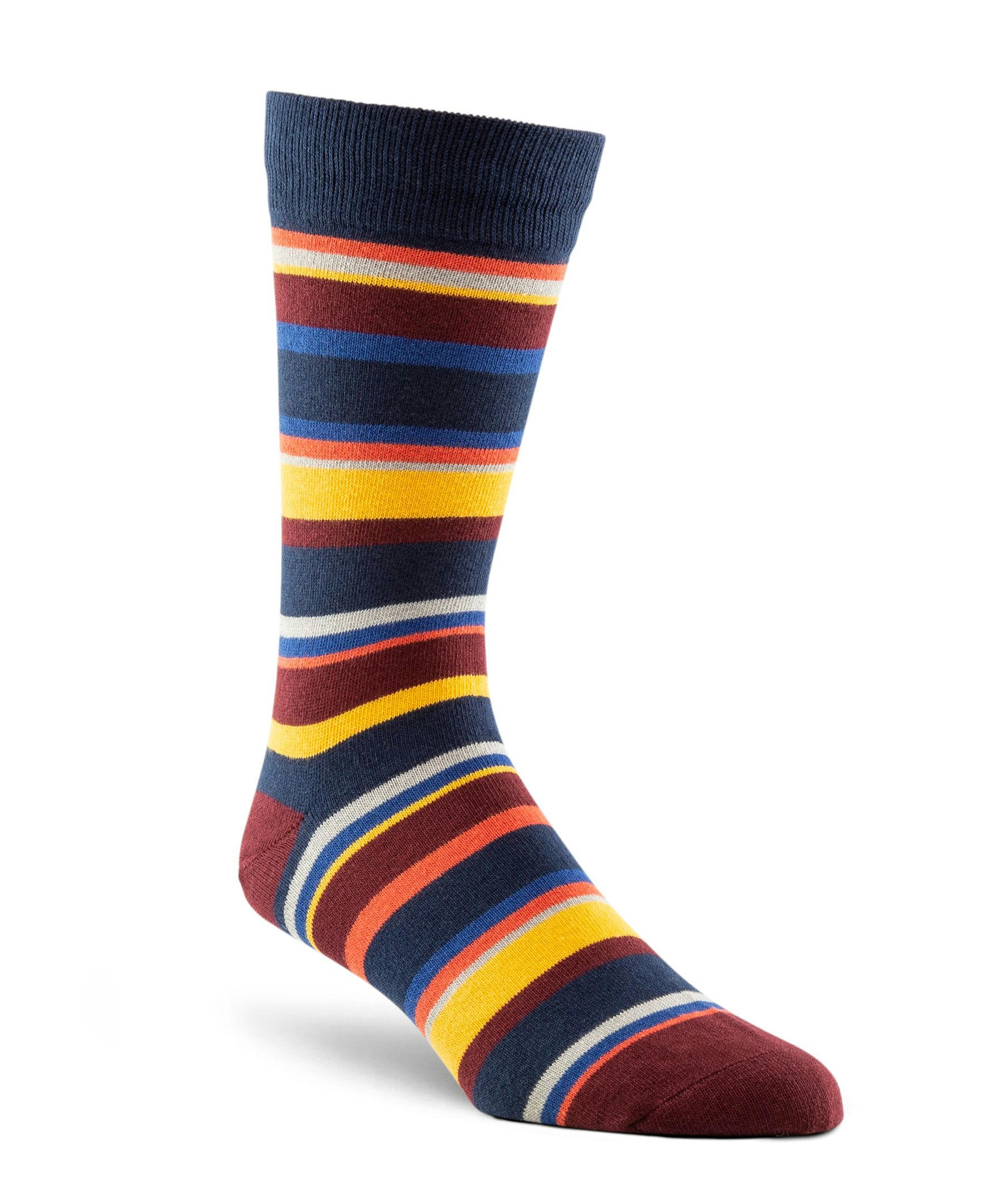 Denver Hayes Men's Novelty Patterned FreshTech Casual Crew Socks