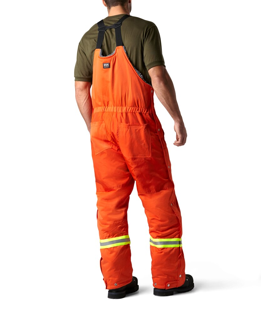 Helly Hansen Workwear Men's Thompson Insulated Bib Overalls with Reflective Tape - Navy